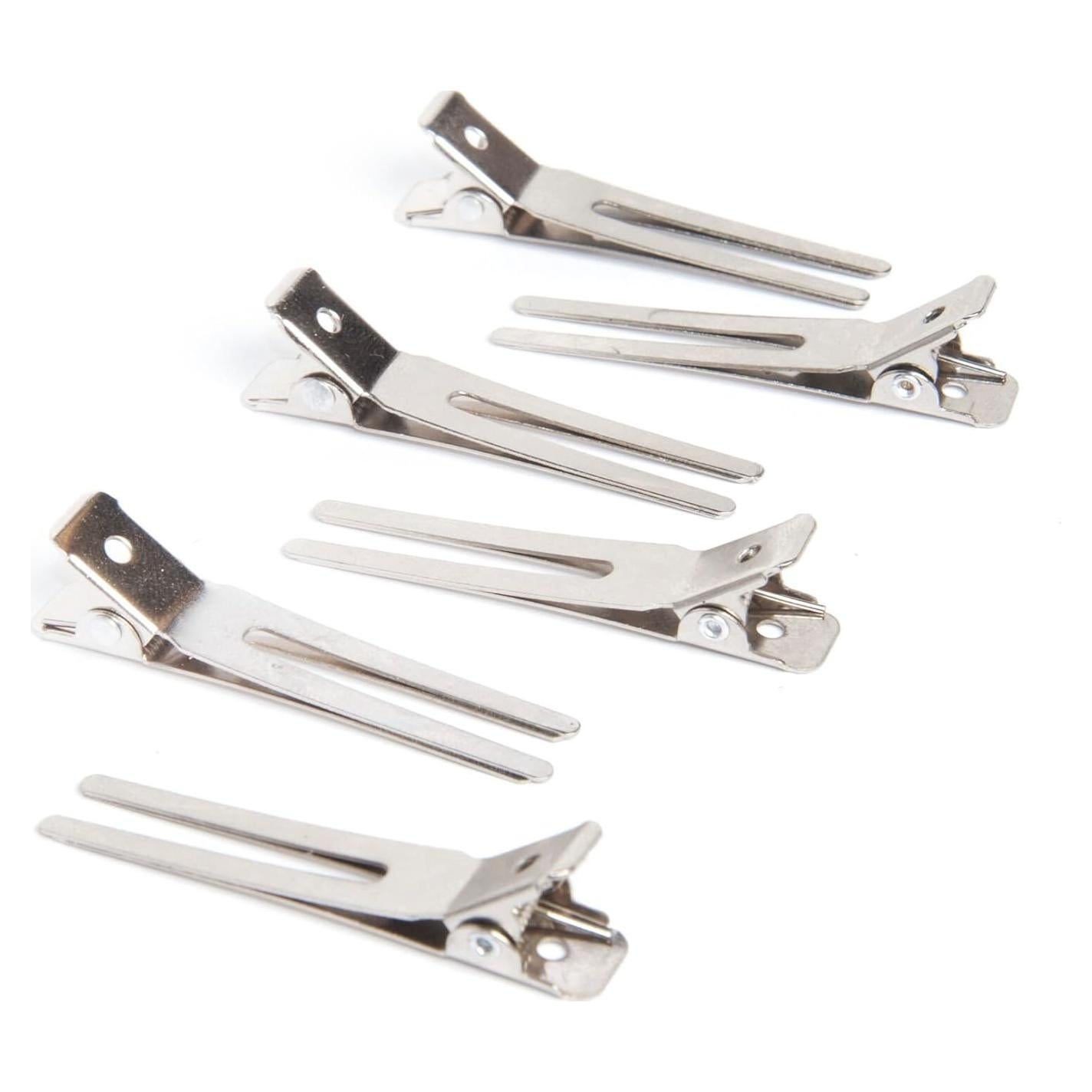 Clip Doble Punta Diane 4.45cm Acero Niquelado Paquete 10