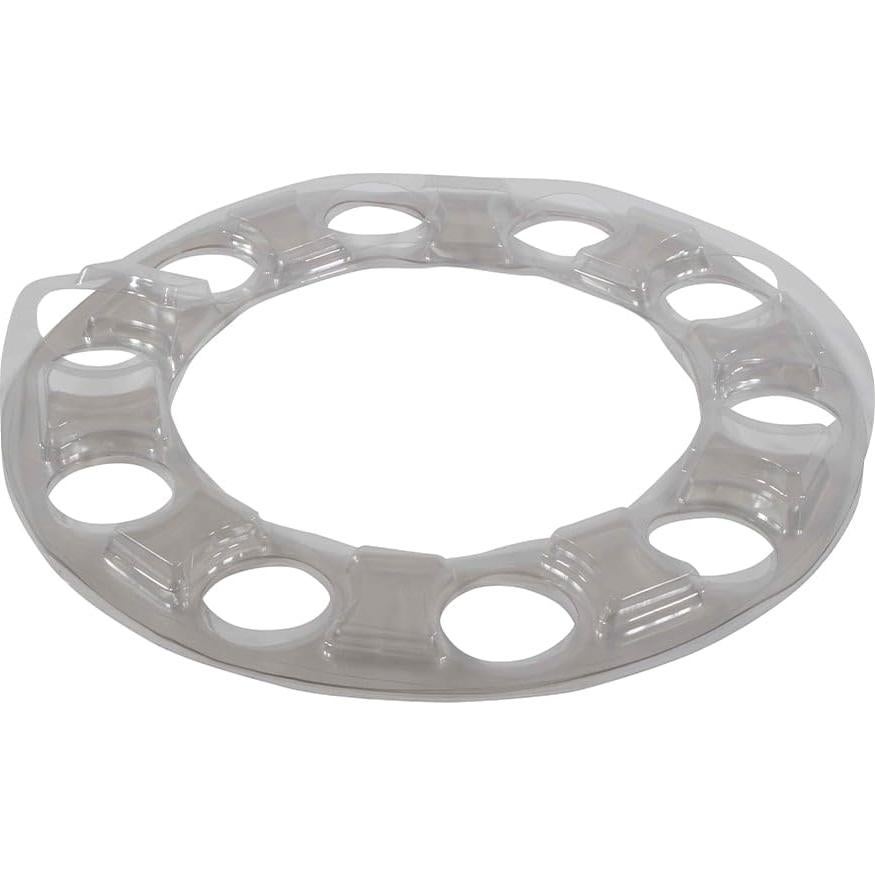 Juego de Cubiertas de Eje Cromadas Mytee Products - 2 Delanteras y 4 Traseras