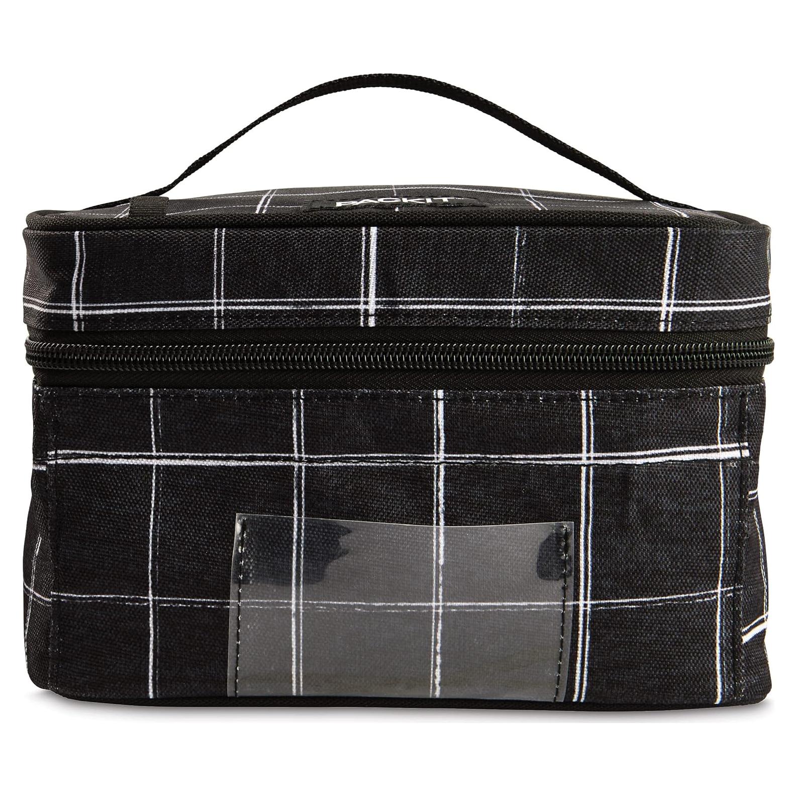 Enfriador Congelable de Leche Materna PackIt 2.8L Cuadrícula Negra