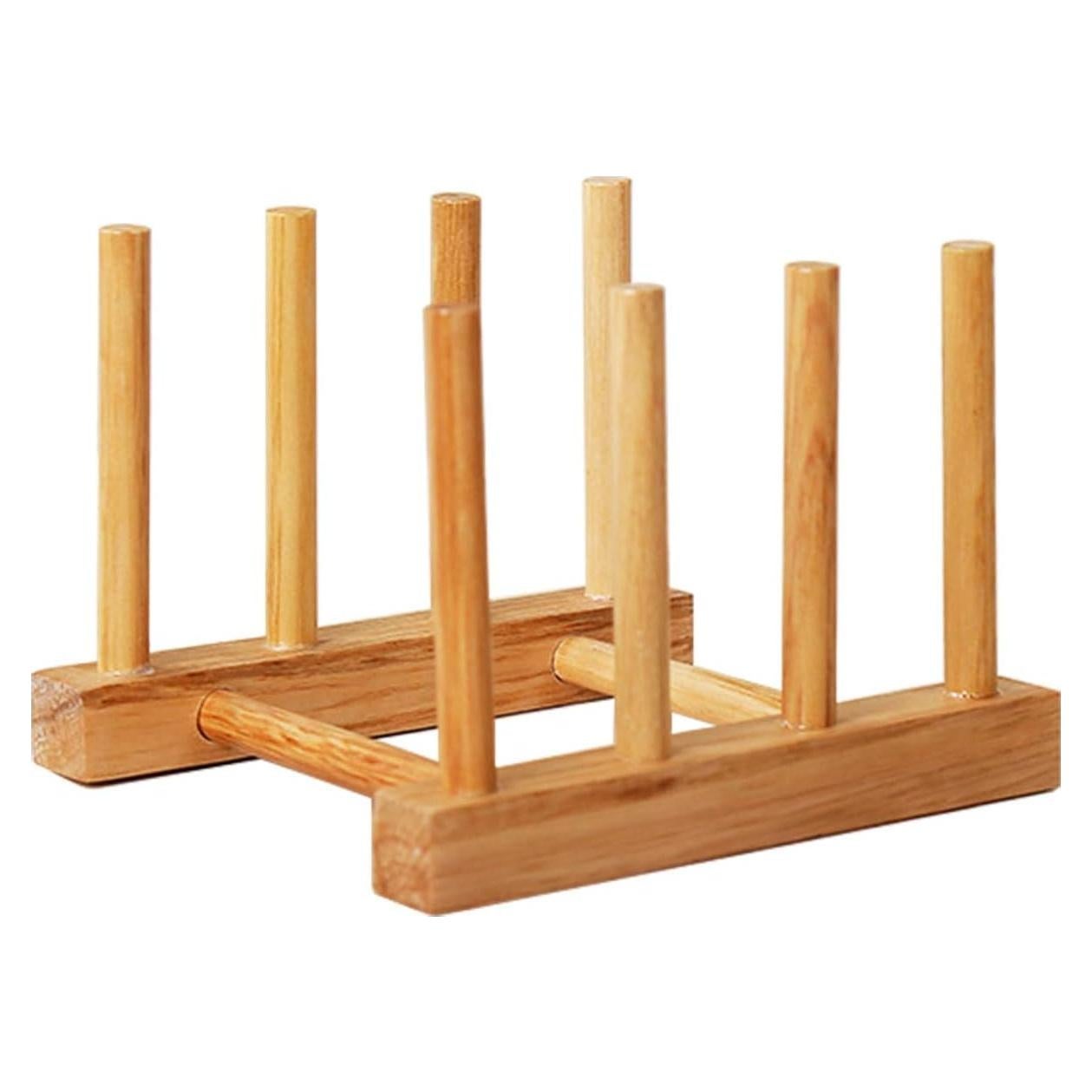 Organizador de Platos de Bambú Kunovo 11.7x15.5 cm Ecológico