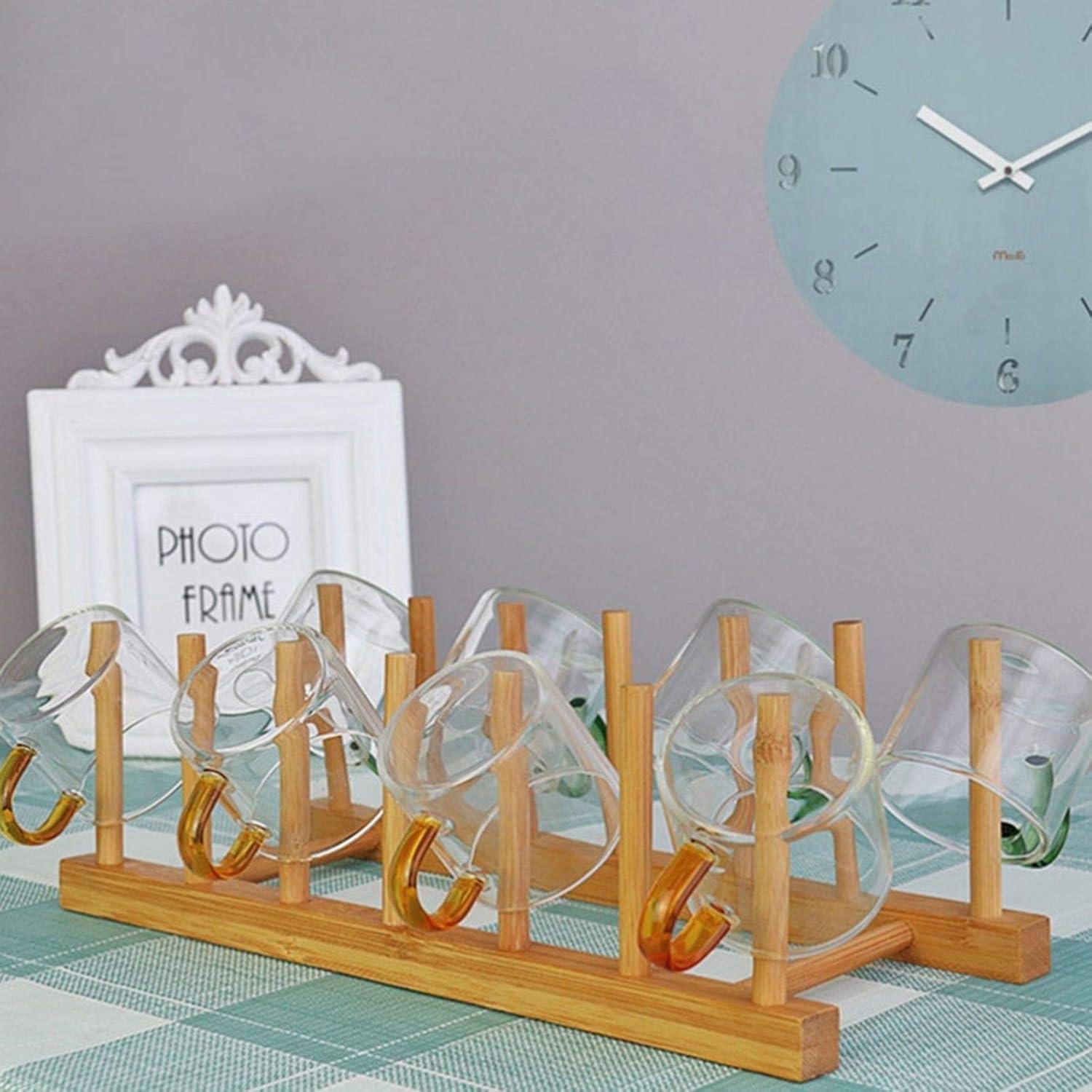 Organizador de Platos de Bambú Kunovo 11.7x15.5 cm Ecológico