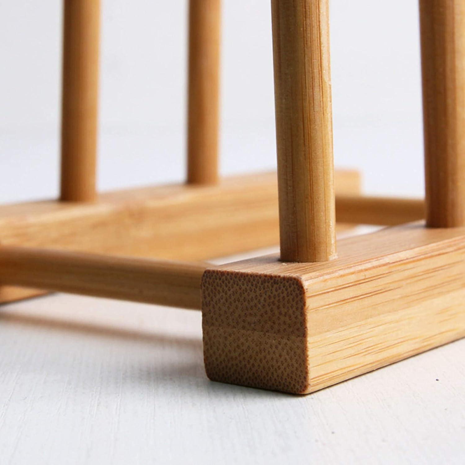 Organizador de Platos de Bambú Kunovo 11.7x15.5 cm Ecológico