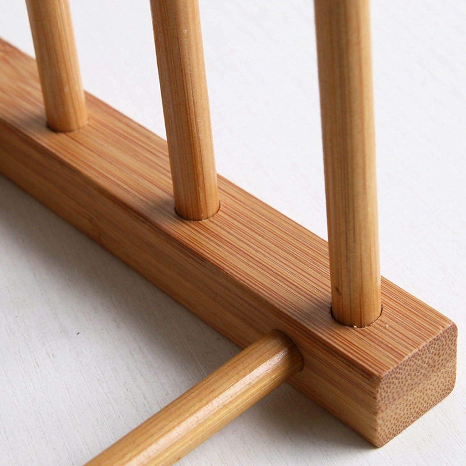 Organizador de Platos de Bambú Kunovo 11.7x15.5 cm Ecológico