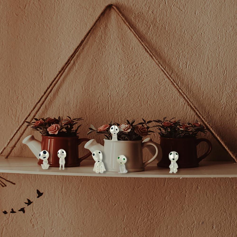 20 Mini Duendes Luminiscentes POPKER para Jardín y Terrario