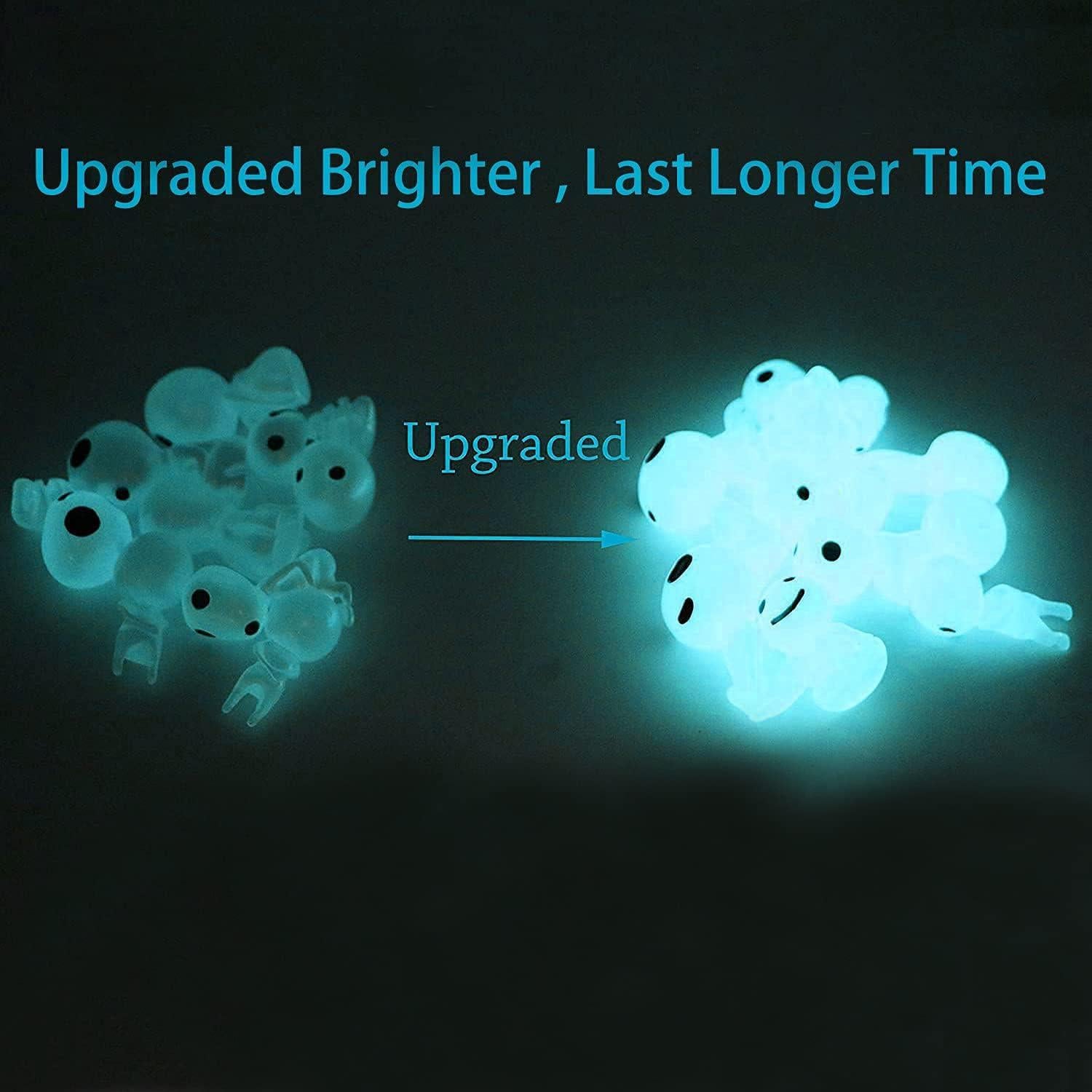 20 Mini Duendes Luminiscentes POPKER para Jardín y Terrario