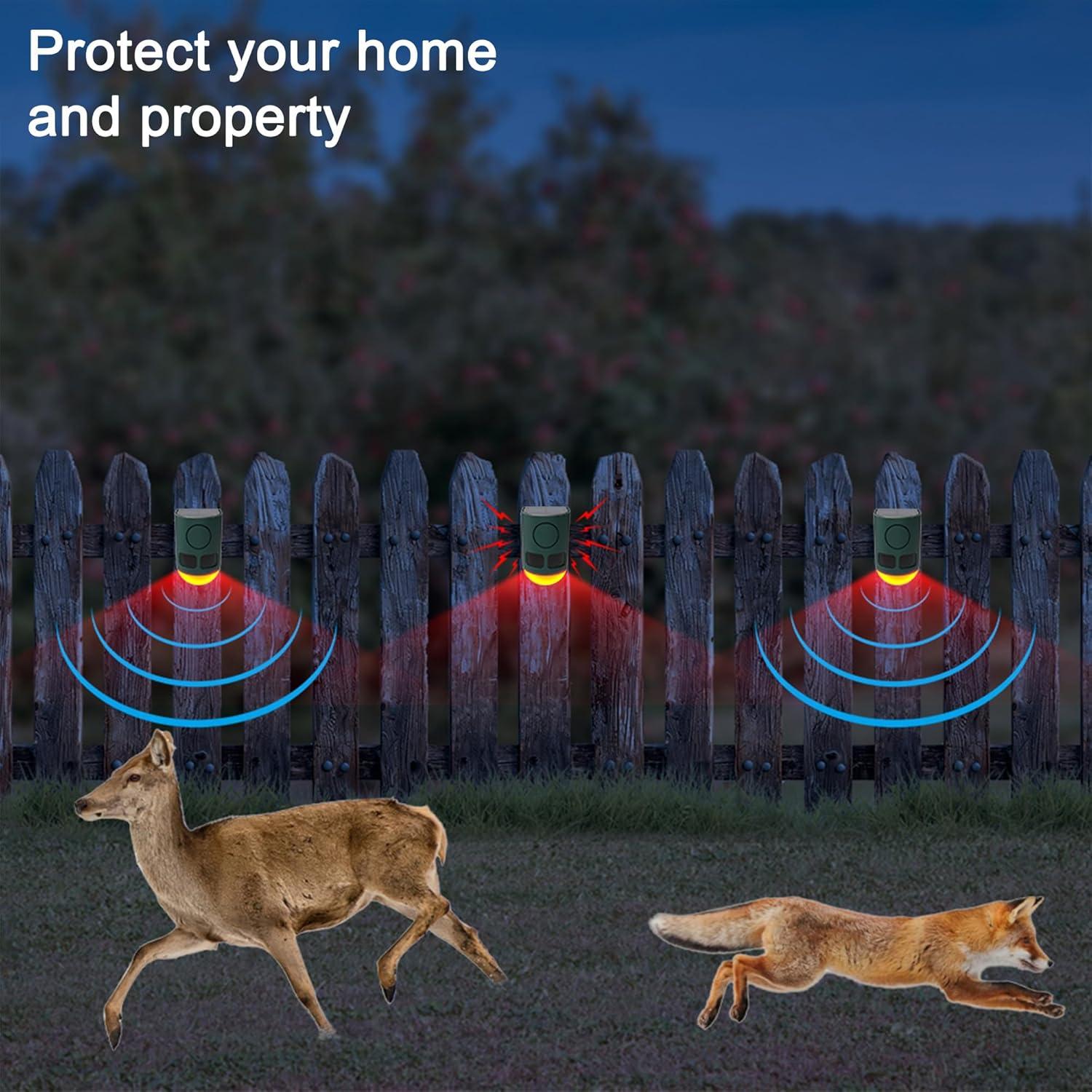Alarma Solar de Movimiento QXMH 110dB para Exteriores