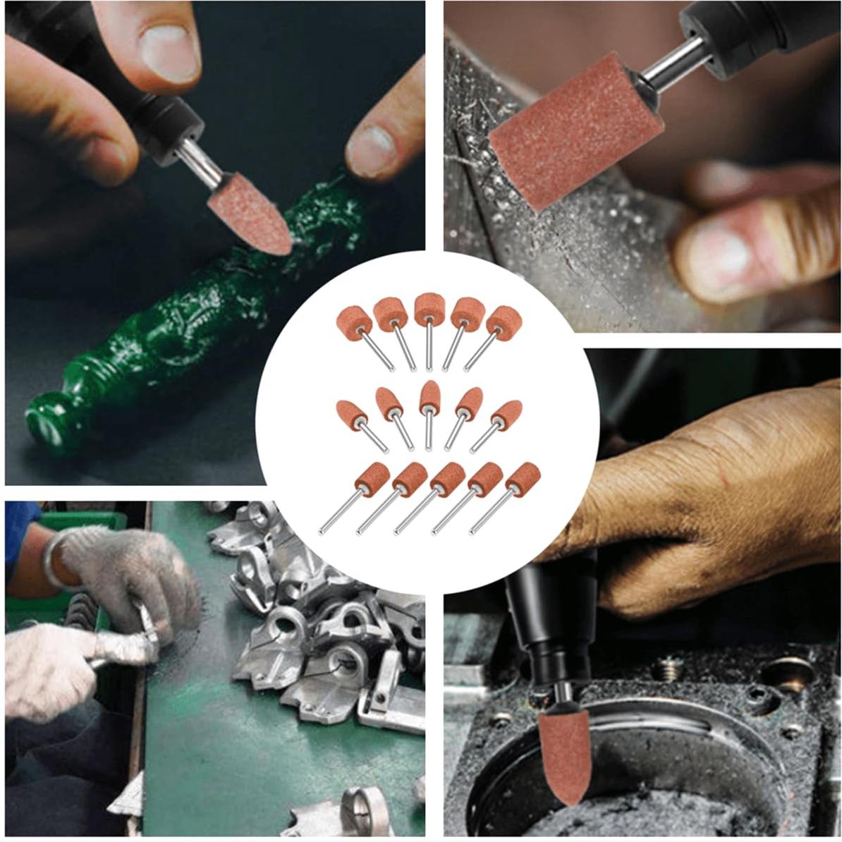 Set de 60 Piedras de Esmeril dophee 10mm y 15mm para Dremel