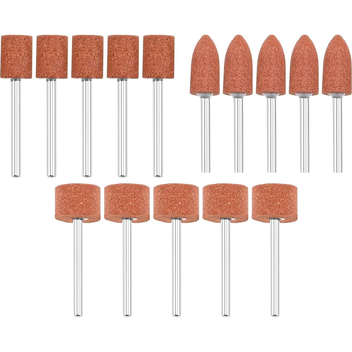 Set de 60 Piedras de Esmeril dophee 10mm y 15mm para Dremel