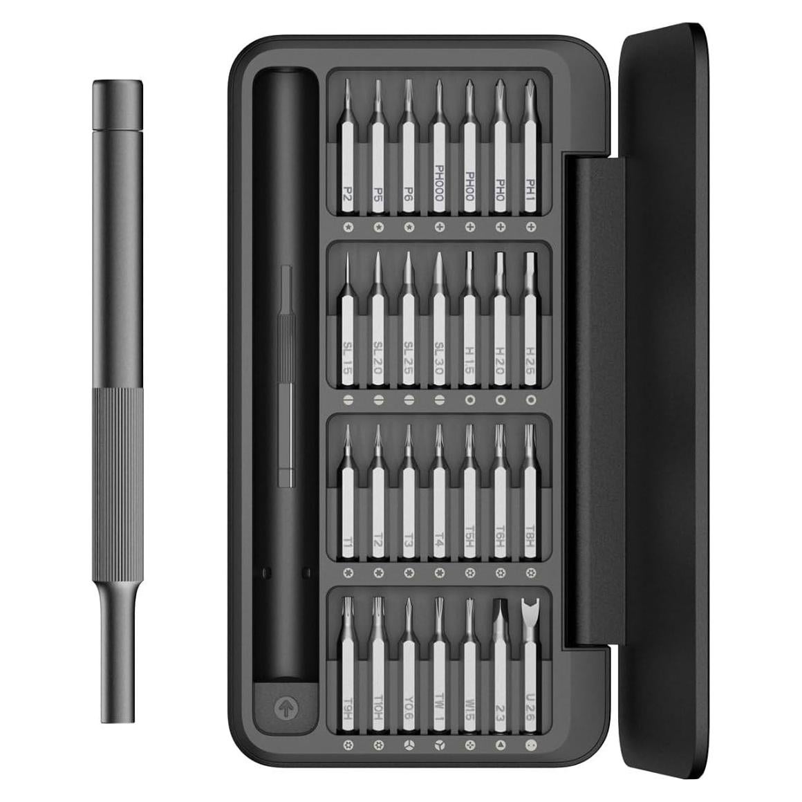 Juego de Destornilladores de Precisión HOTO 28 en 1 con Caja