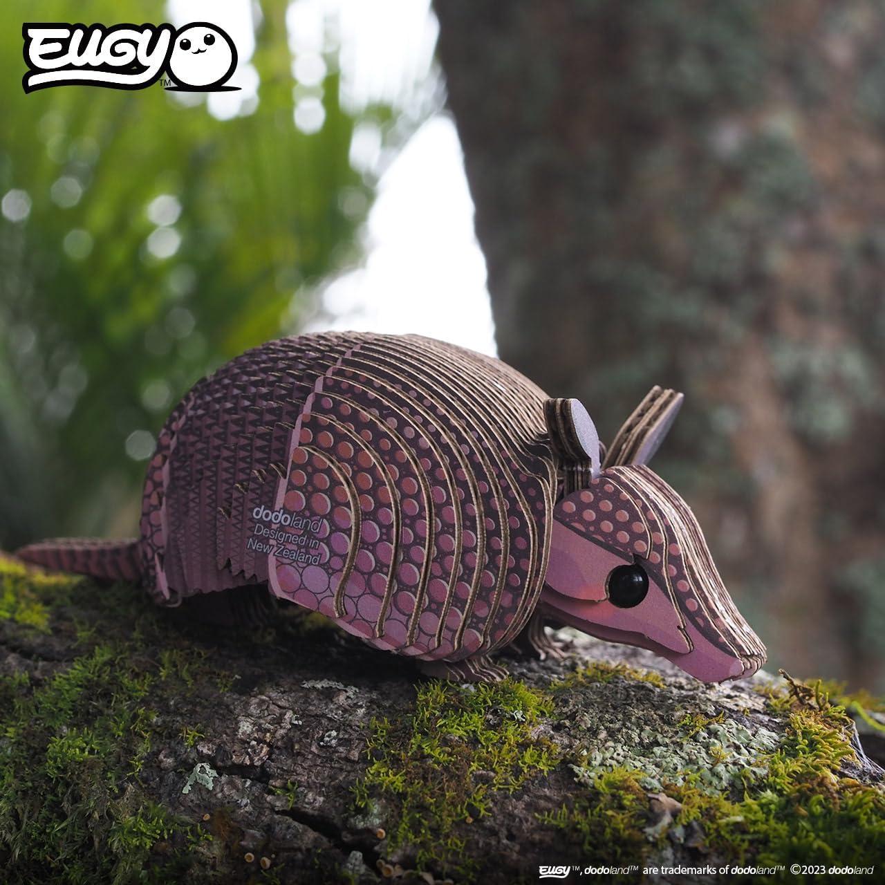 Rompecabezas 3D Armadillo EUGY - Educativo Ecológico 42 Piezas