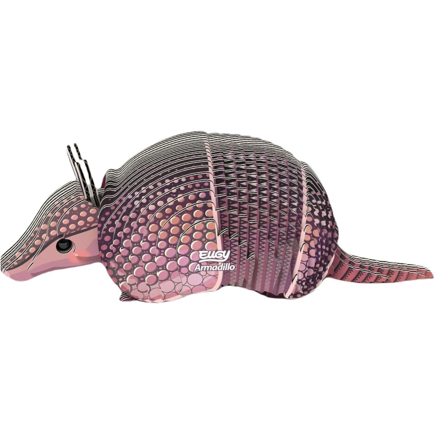 Rompecabezas 3D Armadillo EUGY - Educativo Ecológico 42 Piezas