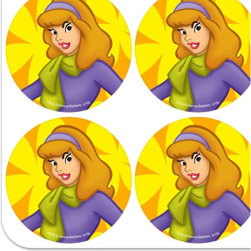 Planificador de Personaje Scooby Doo - Stickers 18 Unidades