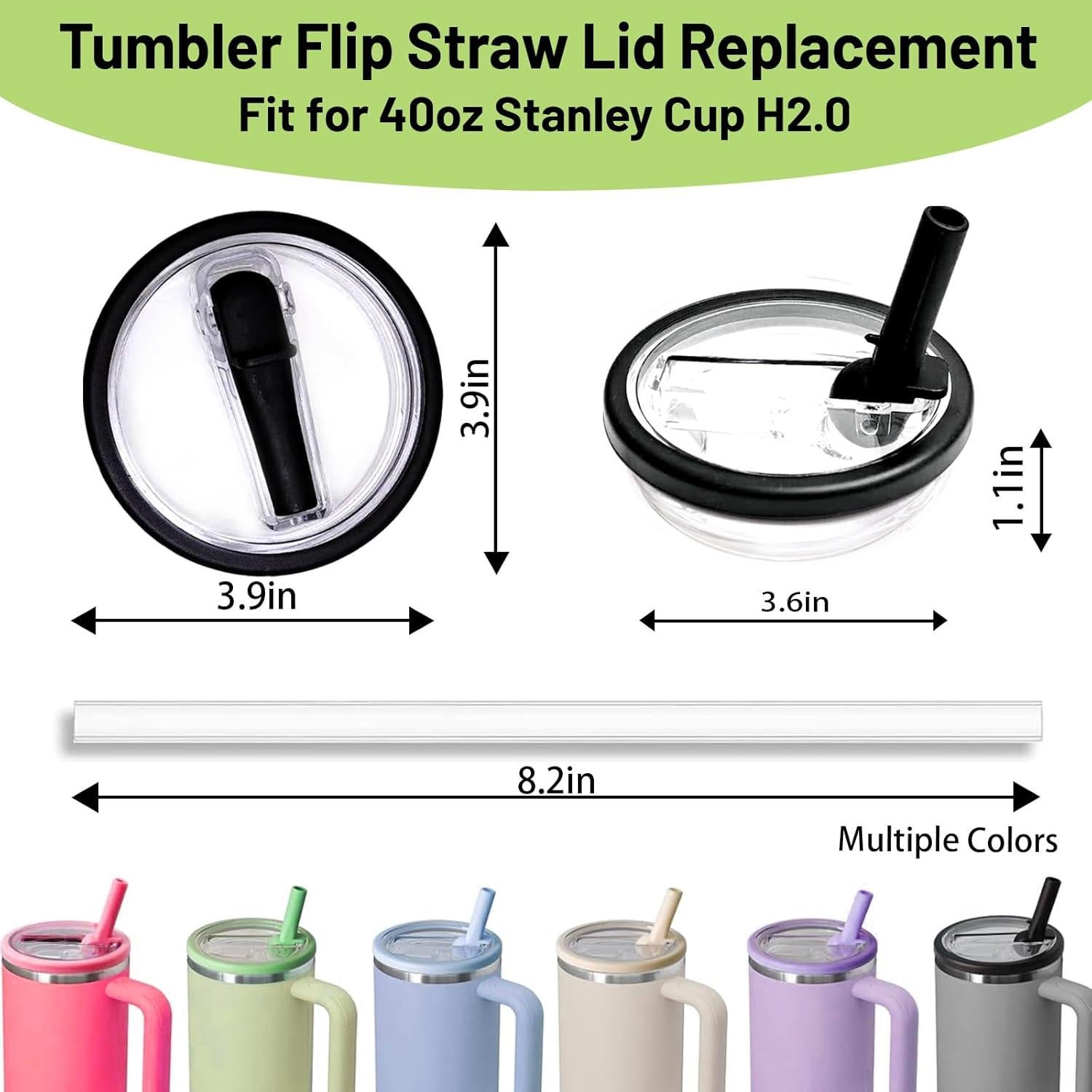 Tapa de repuesto para vaso Stanley 40 oz Nailmee - 2 piezas