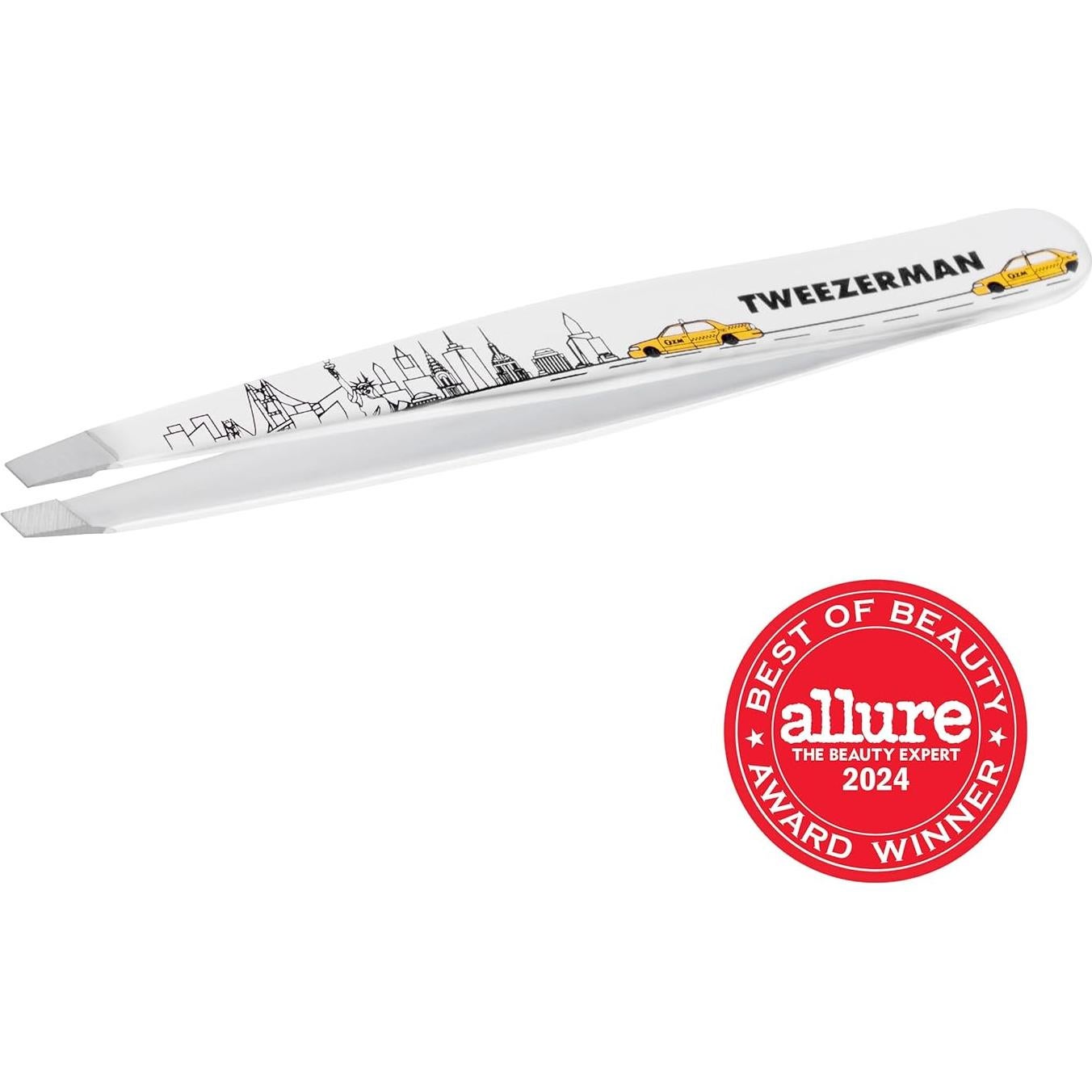 Pinzas de Cejas Slant Tweezerman 40 Aniversario Acero Inoxidable