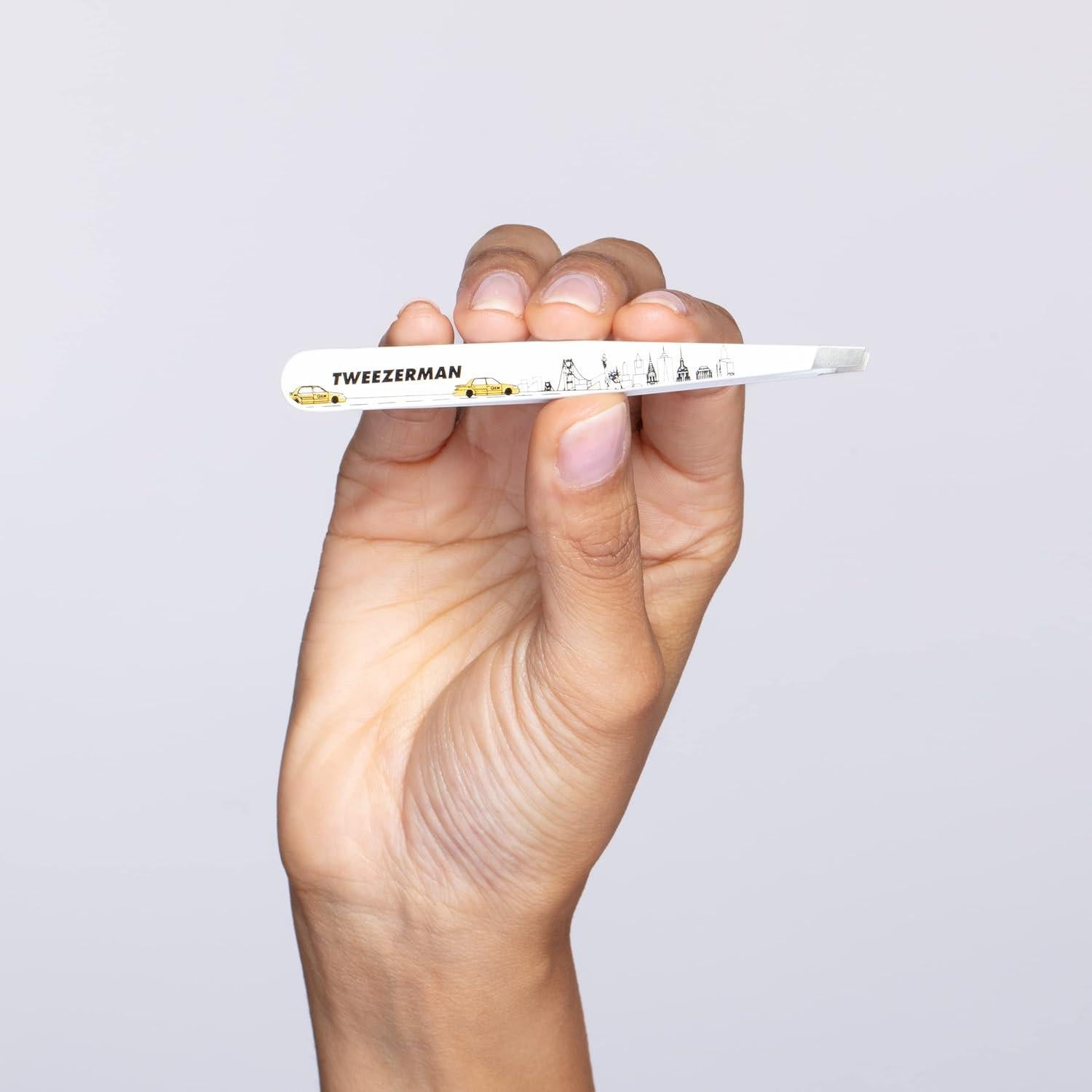 Pinzas de Cejas Slant Tweezerman 40 Aniversario Acero Inoxidable