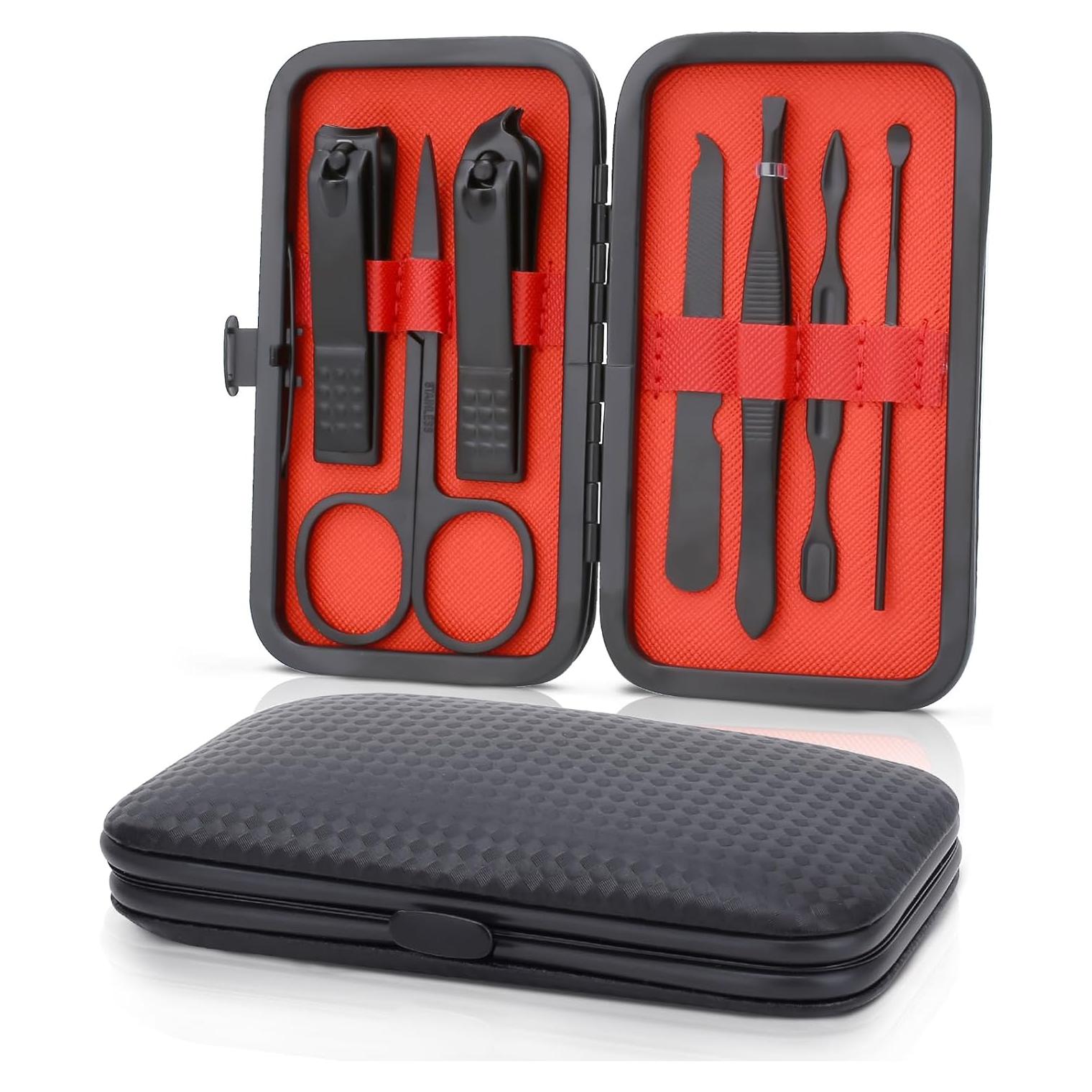 Kit de Manicura y Pedicura HOLD-U-DREAM 7 en 1 Acero Inoxidable