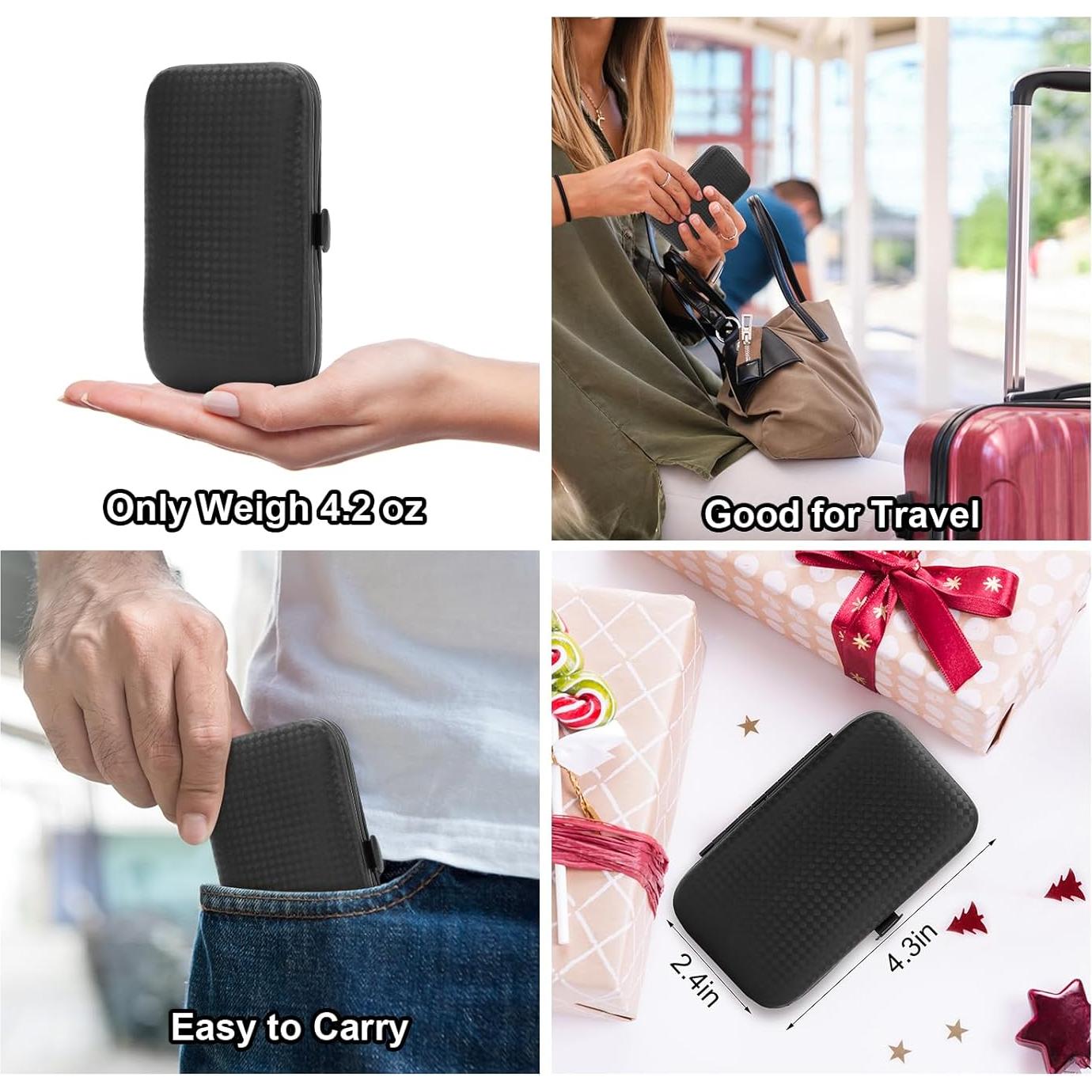 Kit de Manicura y Pedicura HOLD-U-DREAM 7 en 1 Acero Inoxidable