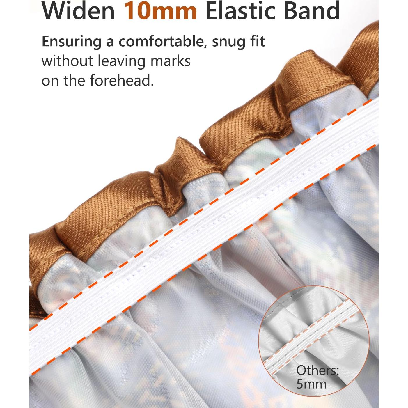 Gorro de Ducha Impermeable Mikimini XL para Cabello Largo