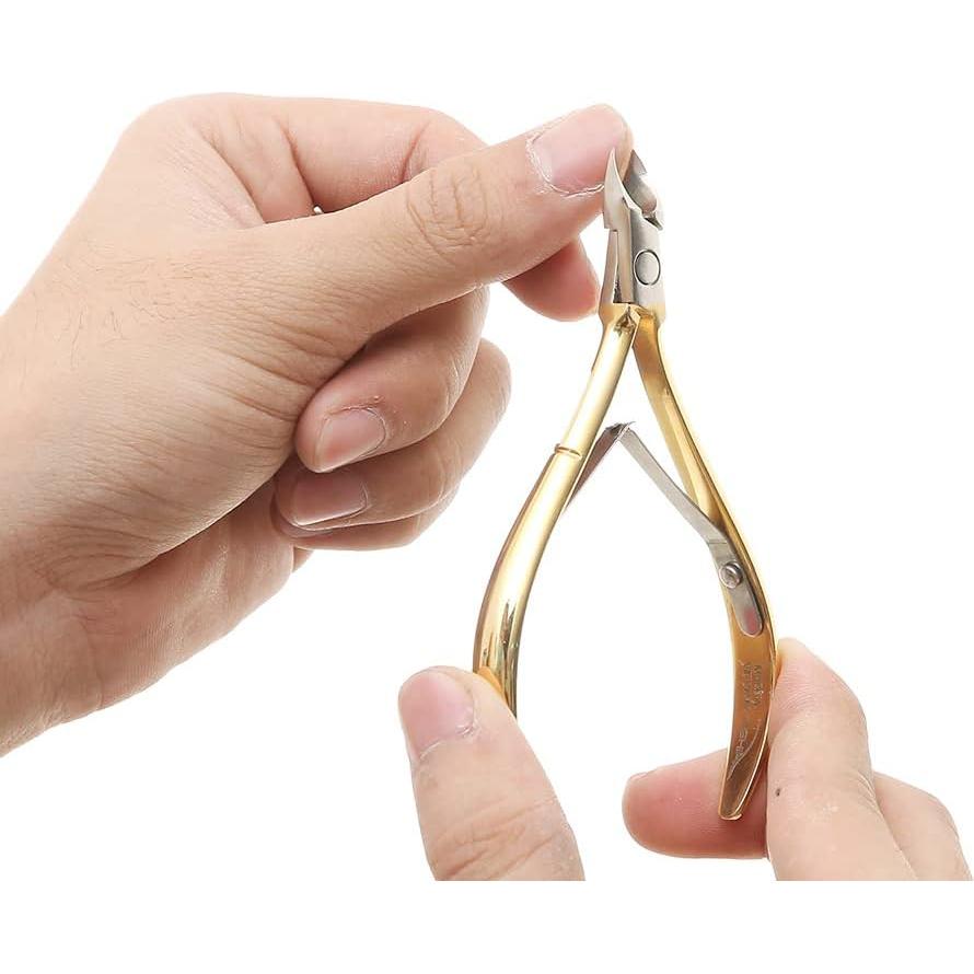 Cortador de Cutículas Nghia C-118 Acero Duro 12cm Gris