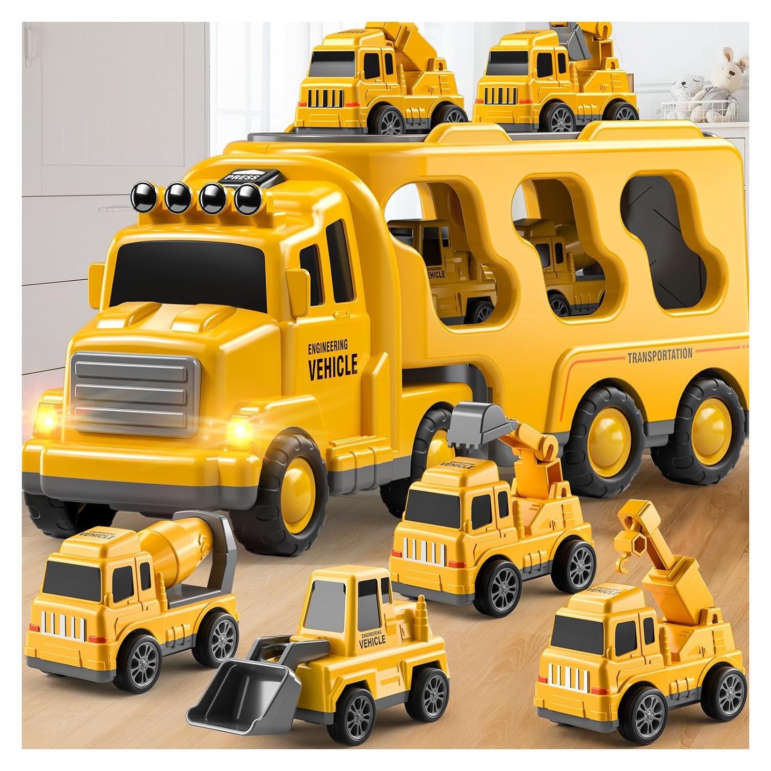 Set de Juguetes Camiones Suxing 5 en 1 para Niños