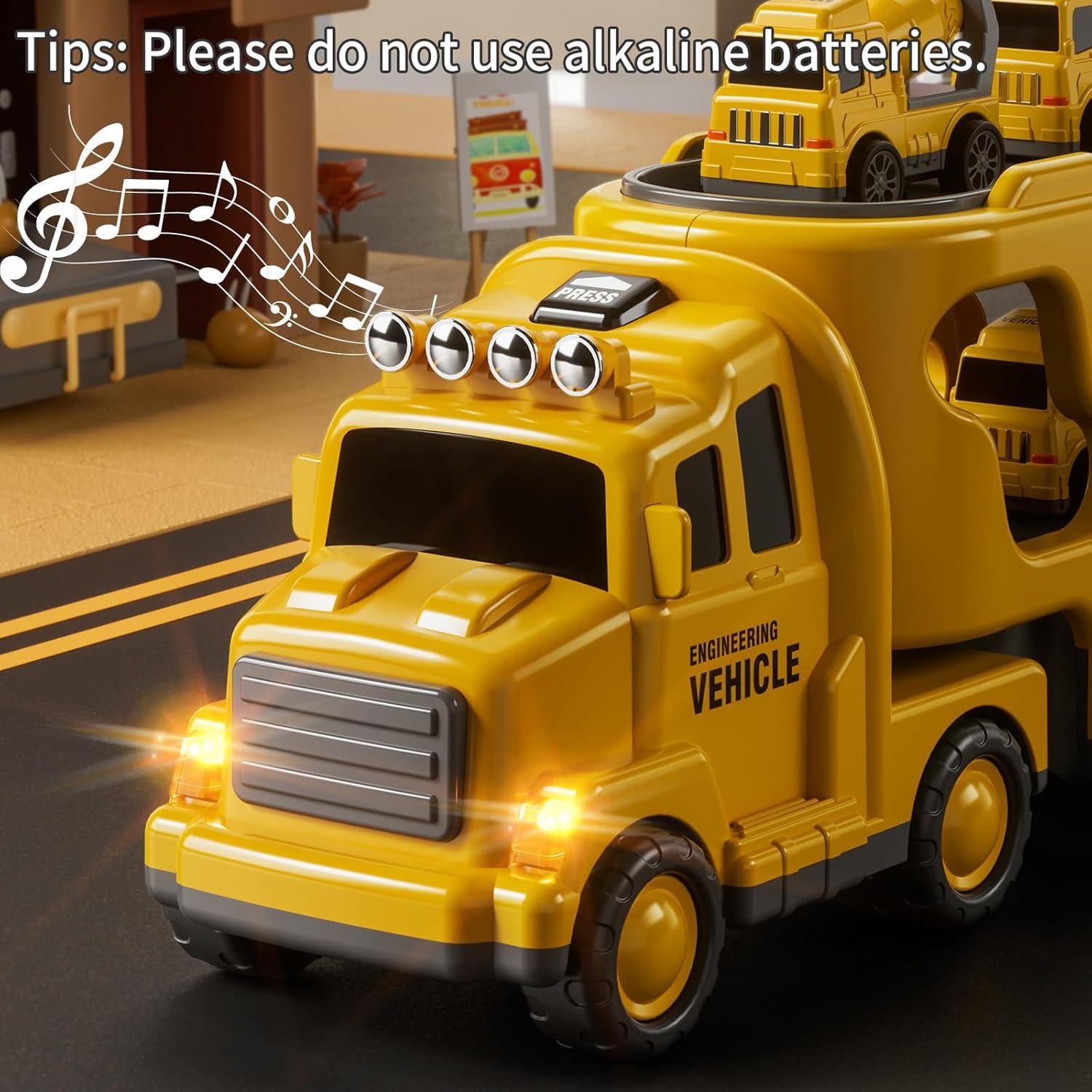 Set de Juguetes Camiones Suxing 5 en 1 para Niños