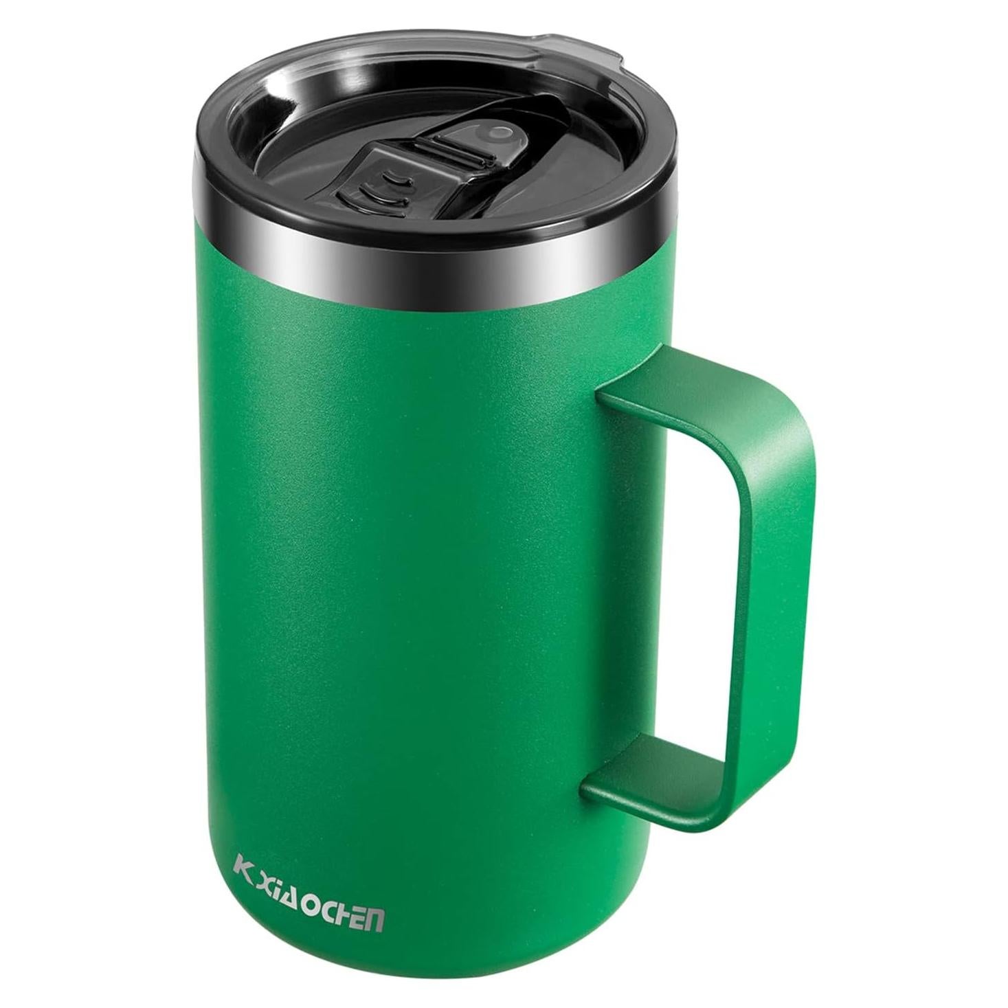 Taza de Café Aislada KXIAOCHEN 20oz Acero Inoxidable Esmeralda