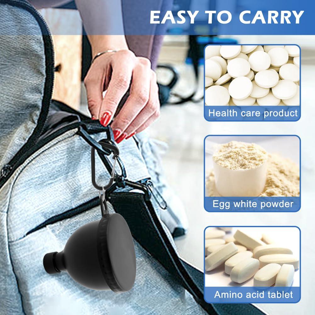 Juego de 4 embudos para polvo de proteína PUXING 150ml