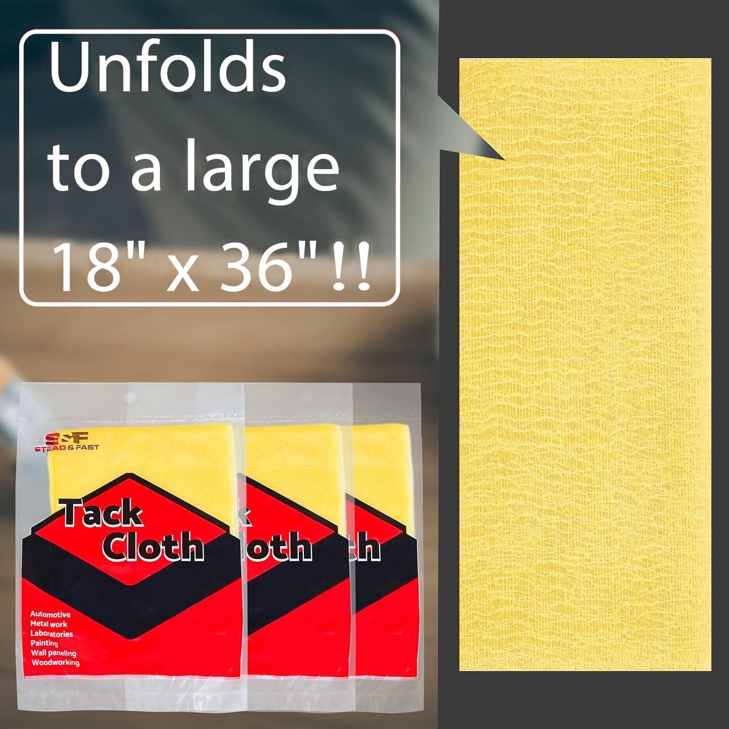 Paño Adhesivo para Pintores S&F STEAD & FAST 6 Pcs 45.72x91.44 cm