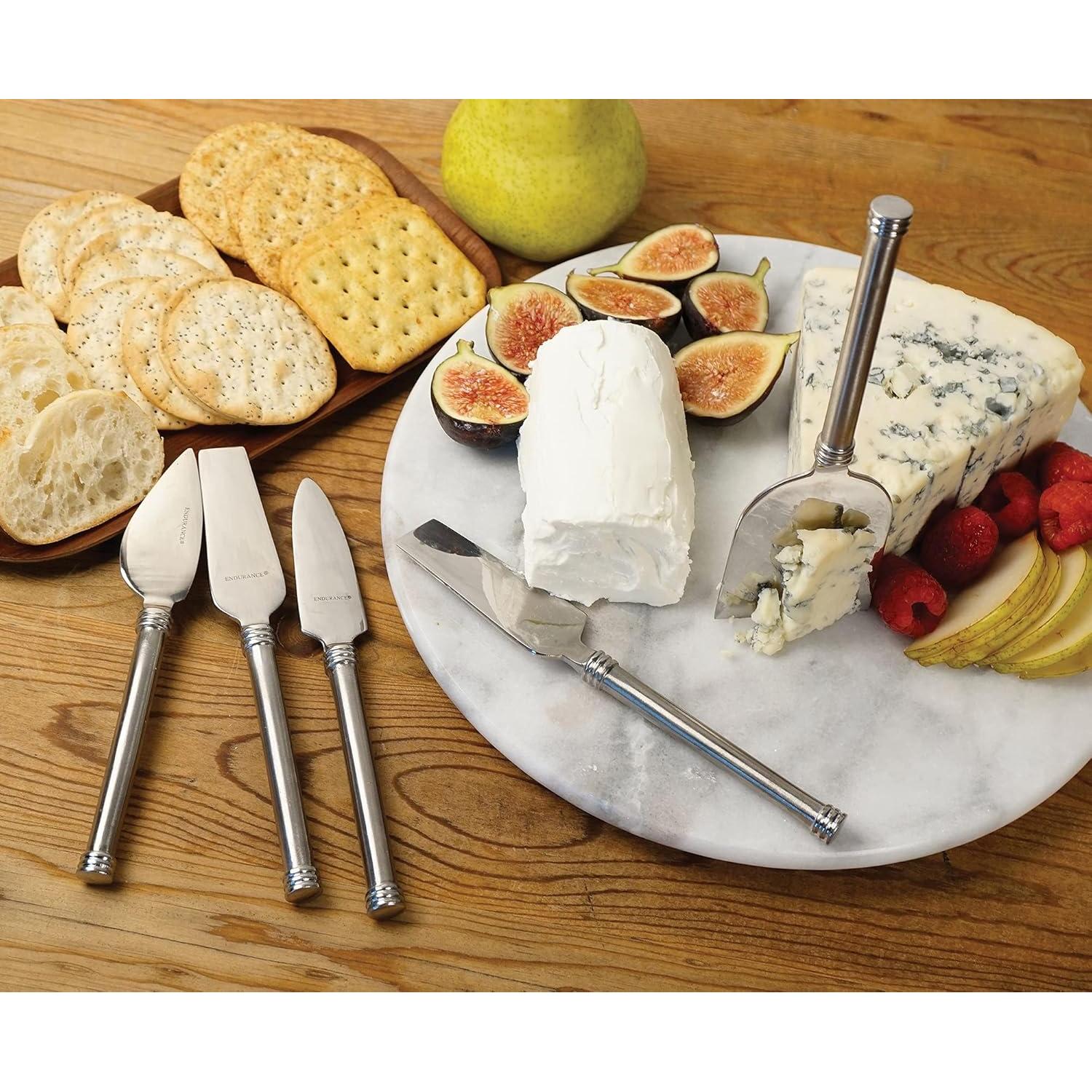 Set de 5 Cuchillos de Queso RSVP Internacional 15.24 cm Acero Inoxidable