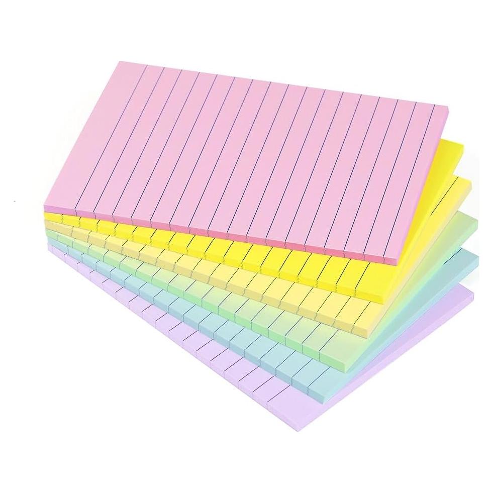 Notas Adhesivas Coloridas Vanpad 10x15 cm - 6 Pads de 45 Hojas