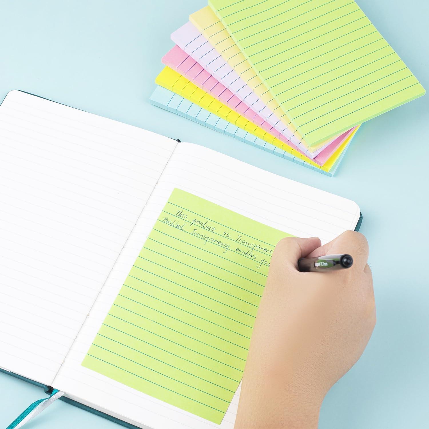 Notas Adhesivas Coloridas Vanpad 10x15 cm - 6 Pads de 45 Hojas