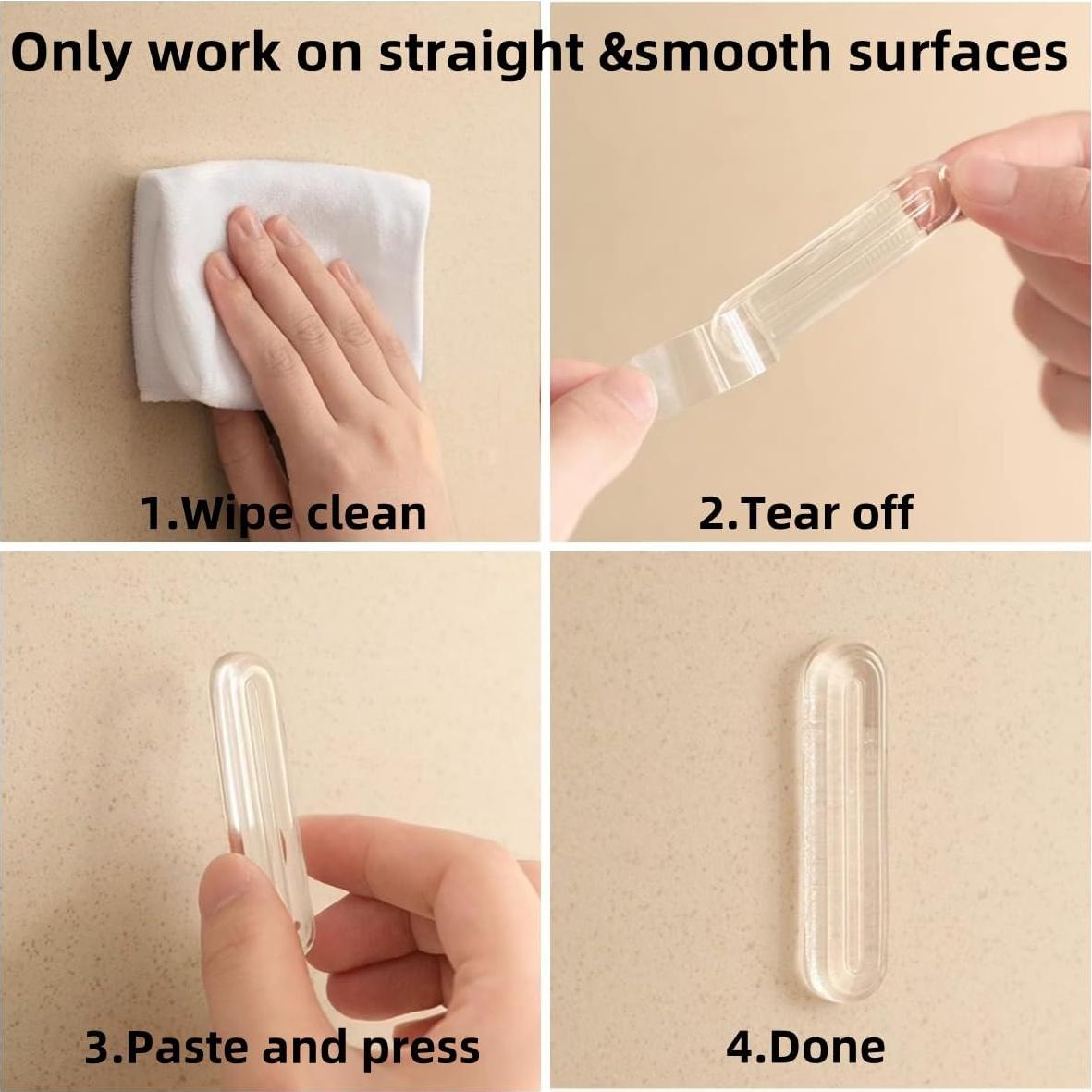 4 Protectores de Muebles Largos FurniMate 14x1.8cm Anticolisión