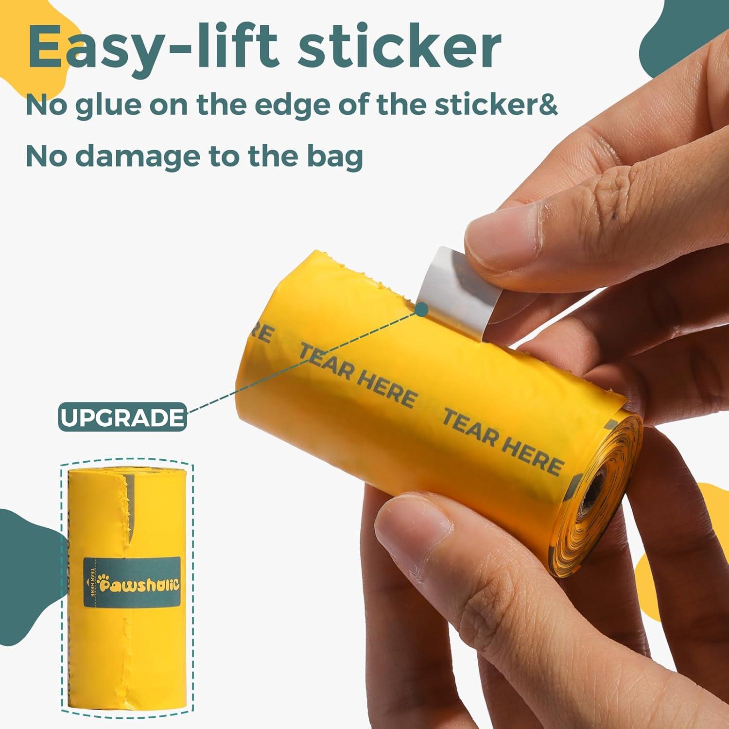 Bolsas para Excremento de Perro PAWSHOLIC 120 Unidades Lavanda