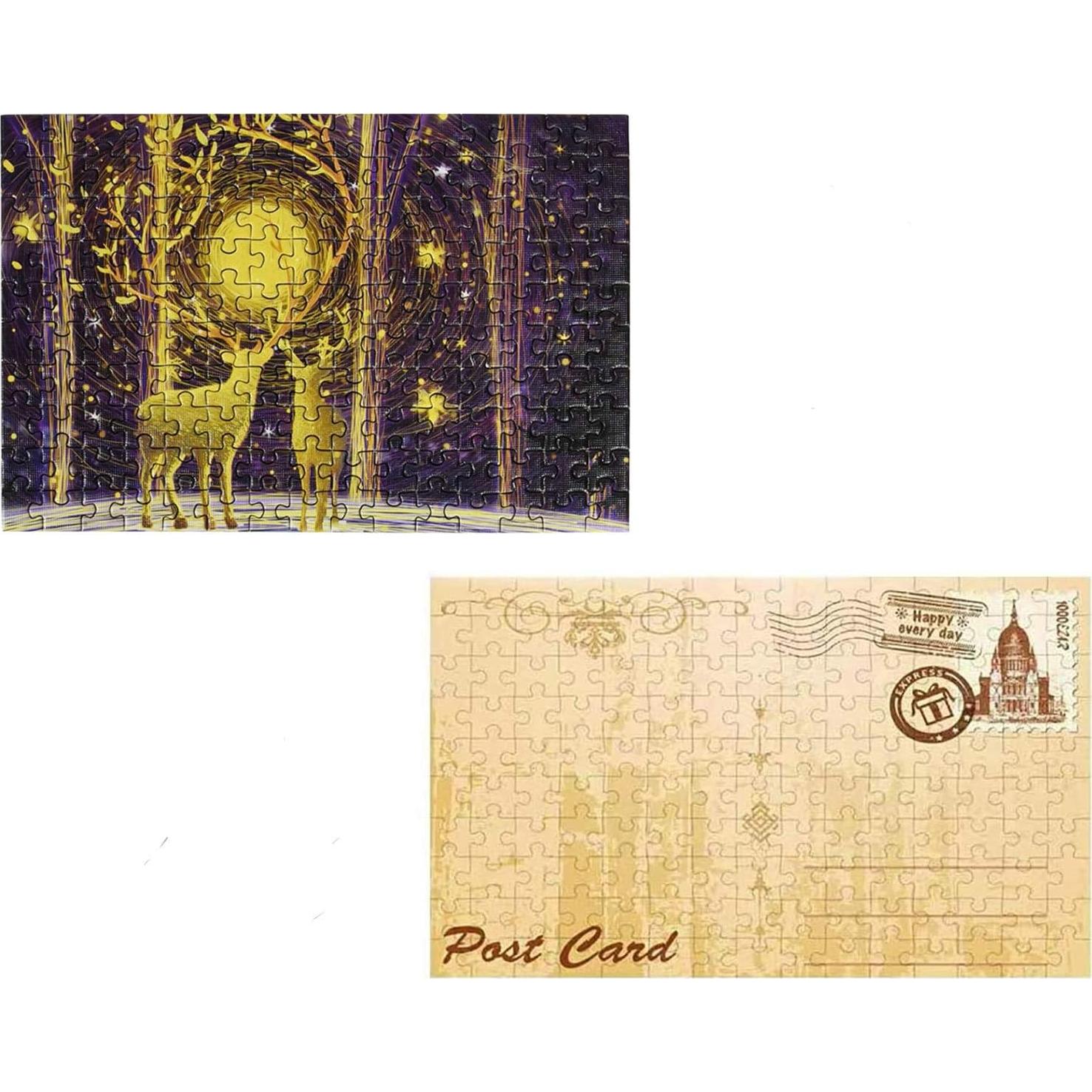 Paquete de 3 Mini Rompecabezas 150 Piezas Wifreo 15x10 cm