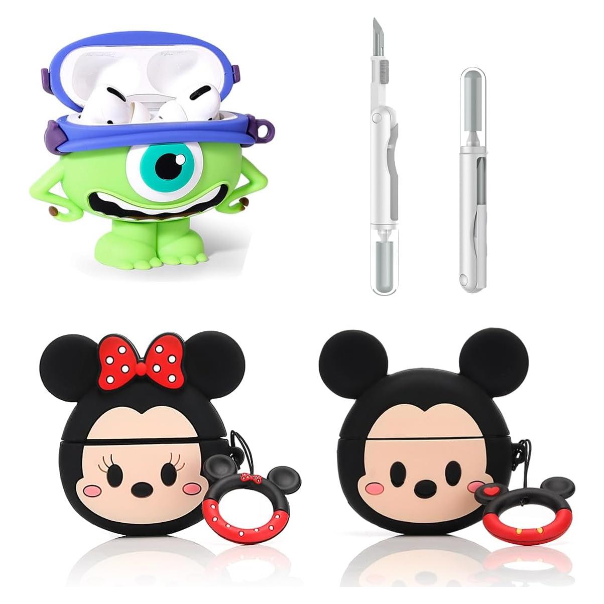 Funda de Silicona XMBYGY para AirPods Pro 1/2 + Kit Limpiador