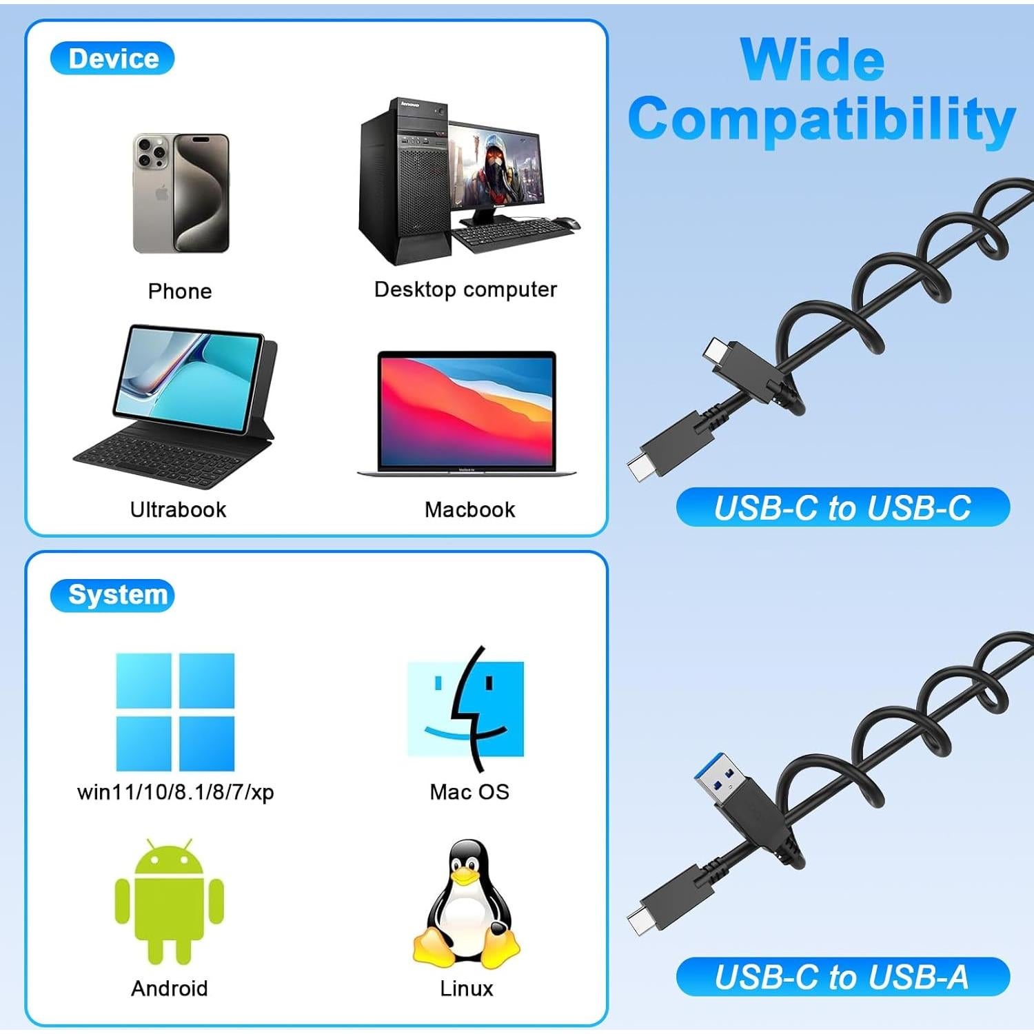 Lector de tarjetas 5 en 1 Rocketek CFexpress Tipo B/SD/XQD