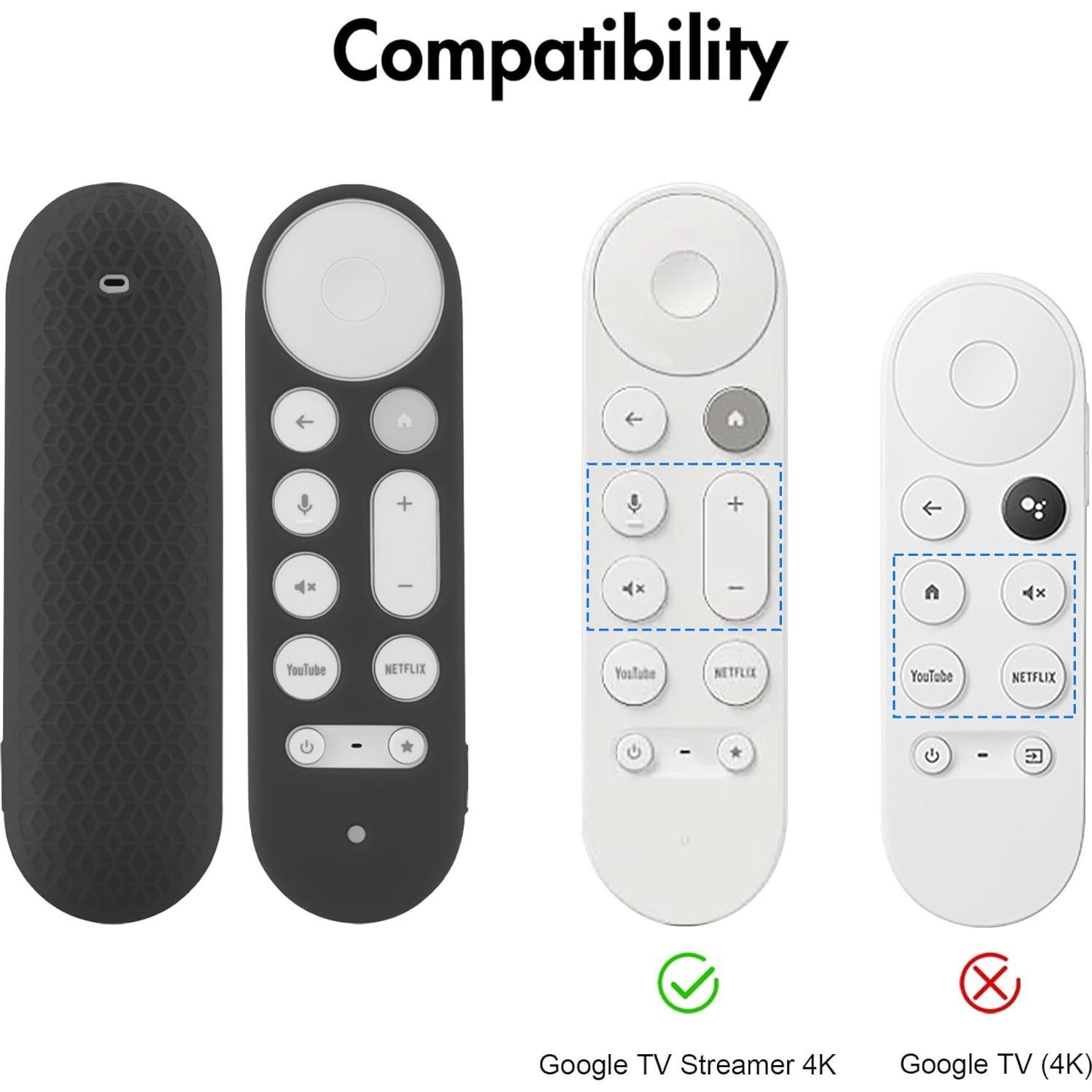 Funda de Silicona LEFXMOPHY para Control Remoto Google TV 4K