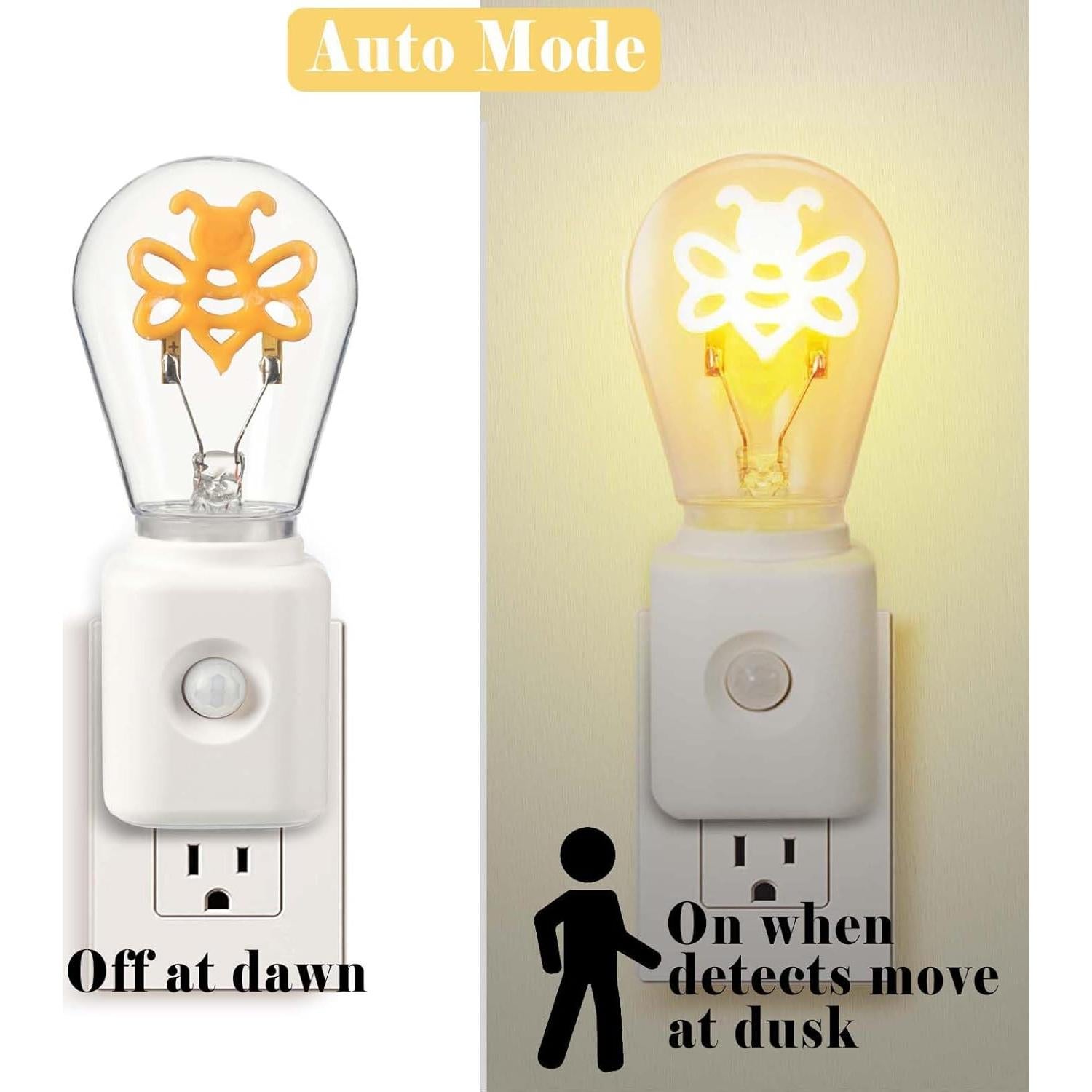 Luz Nocturna Vintage Regulable Yaoten con Sensor de Movimiento 2200K