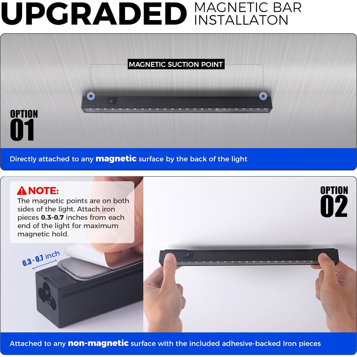 Luces de Crecimiento LED Barrina T5 1ft 5000K 8 Paquetes