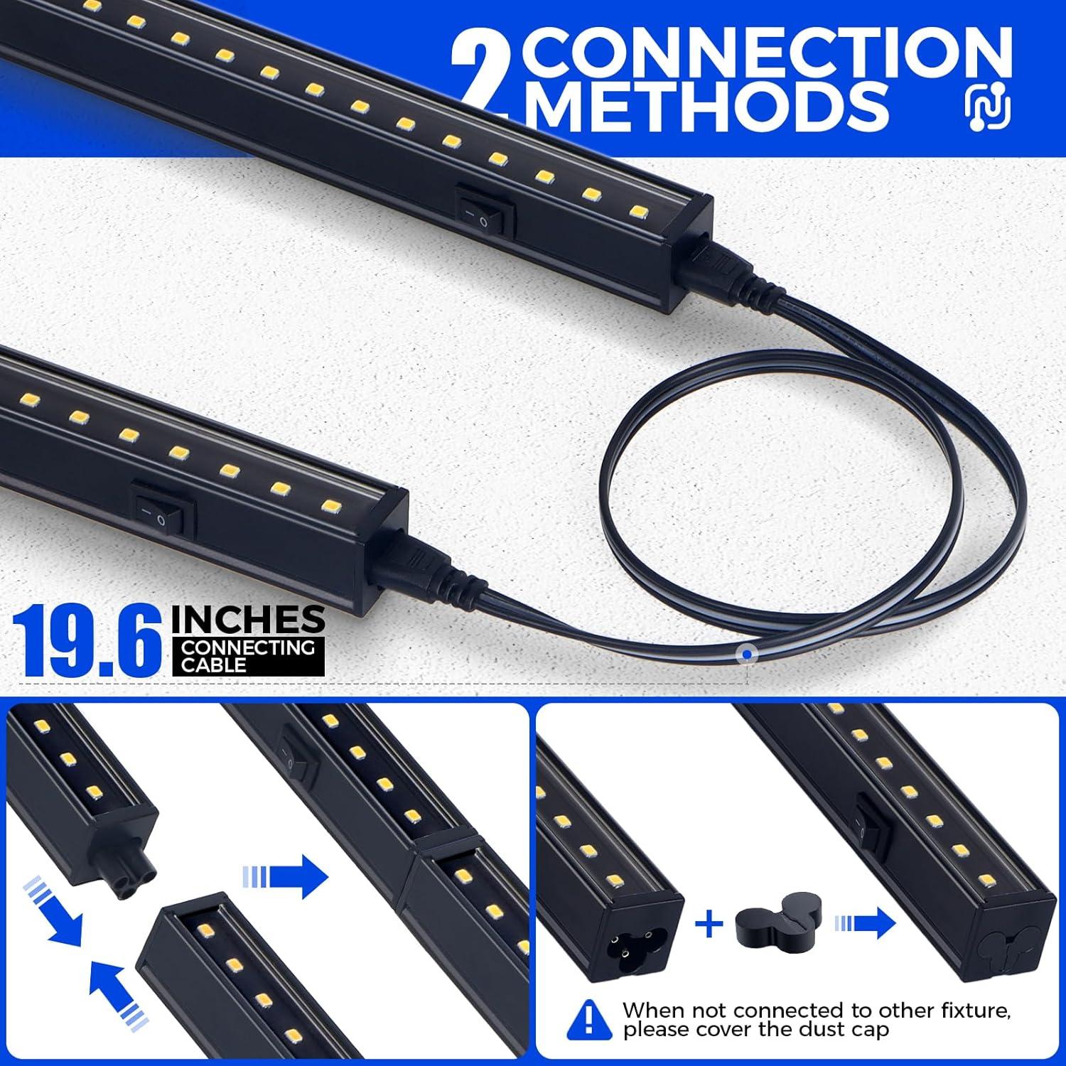 Luces de Crecimiento LED Barrina T5 1ft 5000K 8 Paquetes