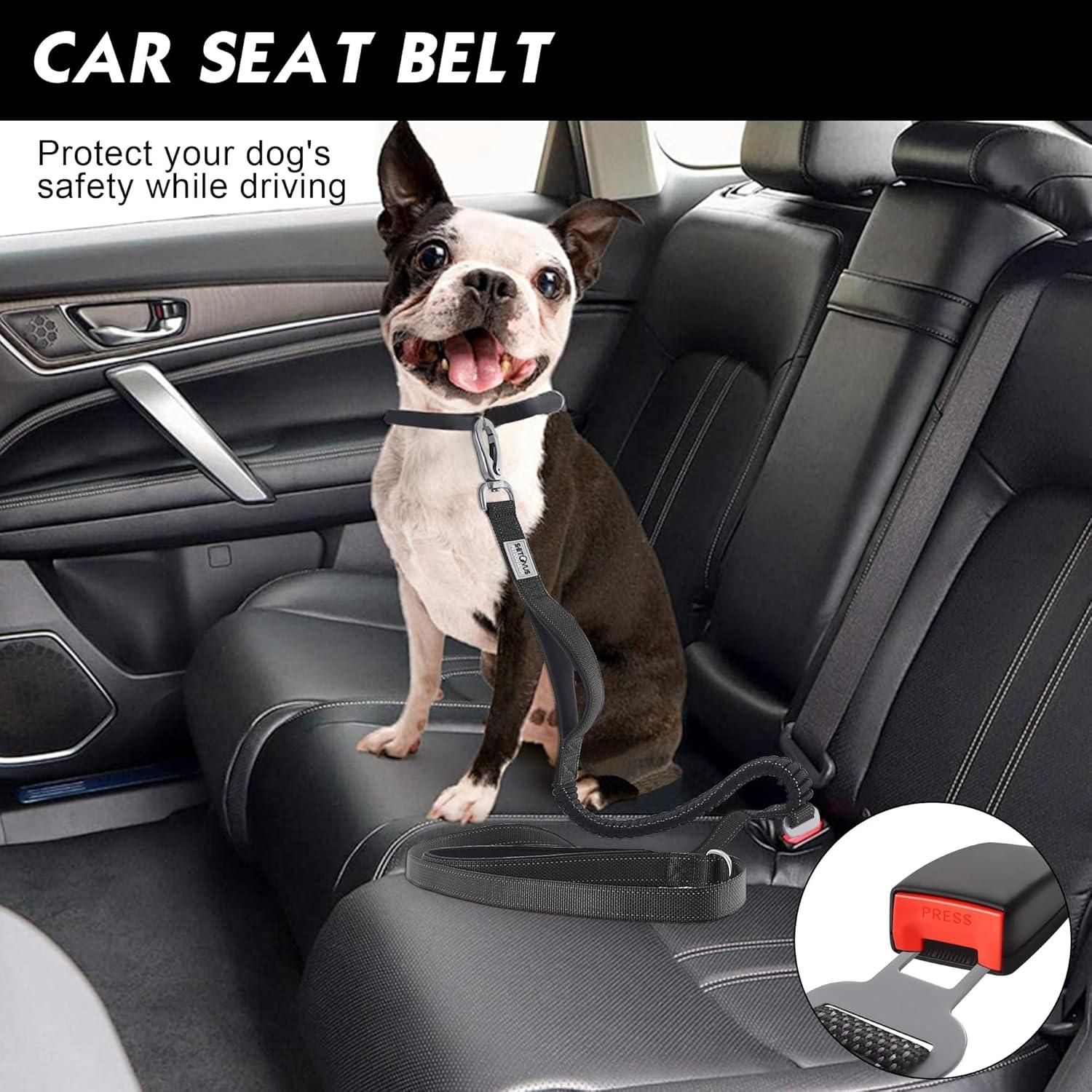 Correa Táctica para Perros S-ETOVUS 1.2m Doble Mango Reflectante