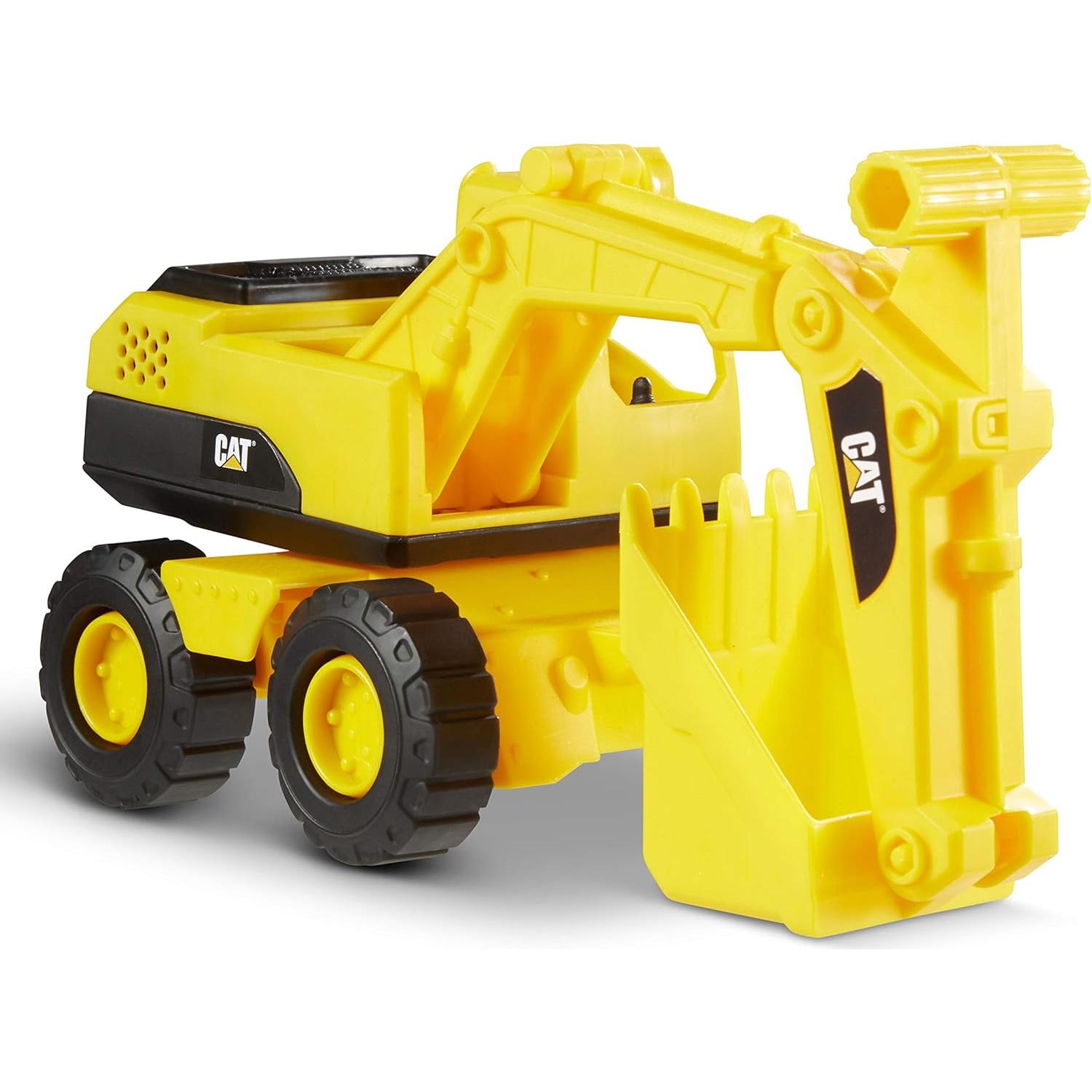Excavadora de Juguete CAT 25,4 cm Piezas Móviles 2+