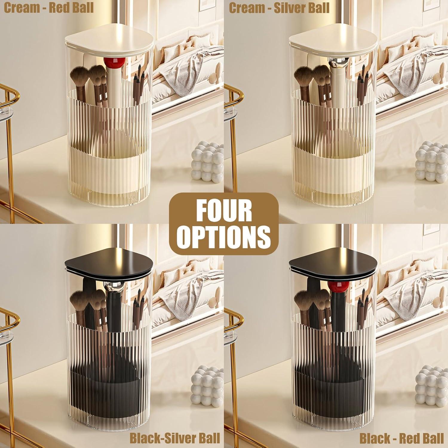 Soporte Organizador para Brochas de Maquillaje YIEZI - Negro