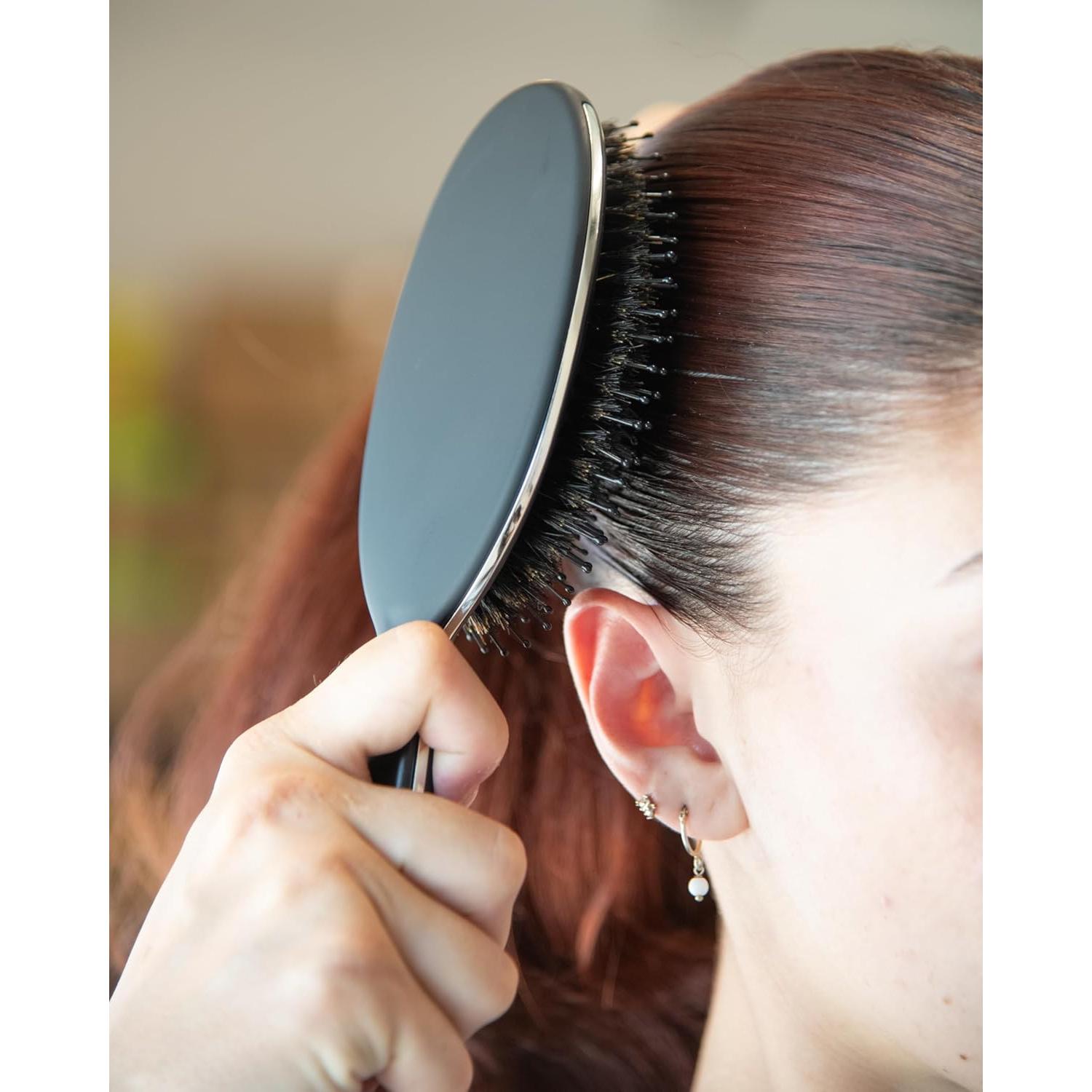 Cepillo de Cerdas de Jabalí Suave FRAMAR Negro 5.2x26.1cm