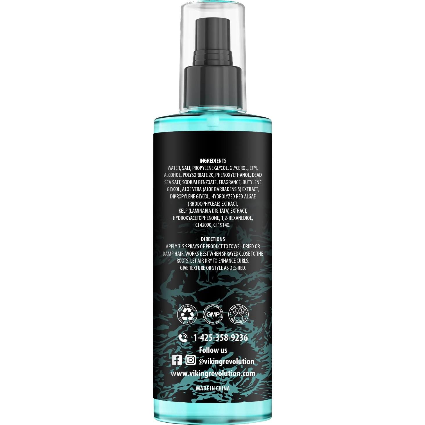 Spray de Sal Marina Viking Revolution 248ml - Texturizante Hombre