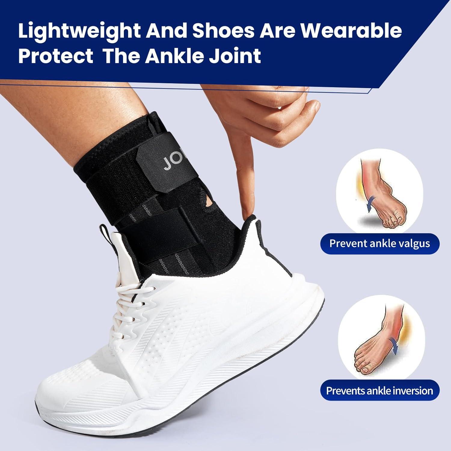 Férula para Tobillo JOMVD Ajustable Unisex con Estabilizadores