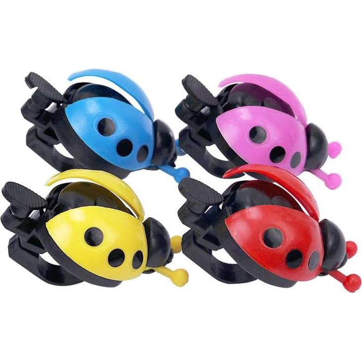 Timbre de Bicicleta Leheybia Mariquita 9x4.5x5 cm Azul