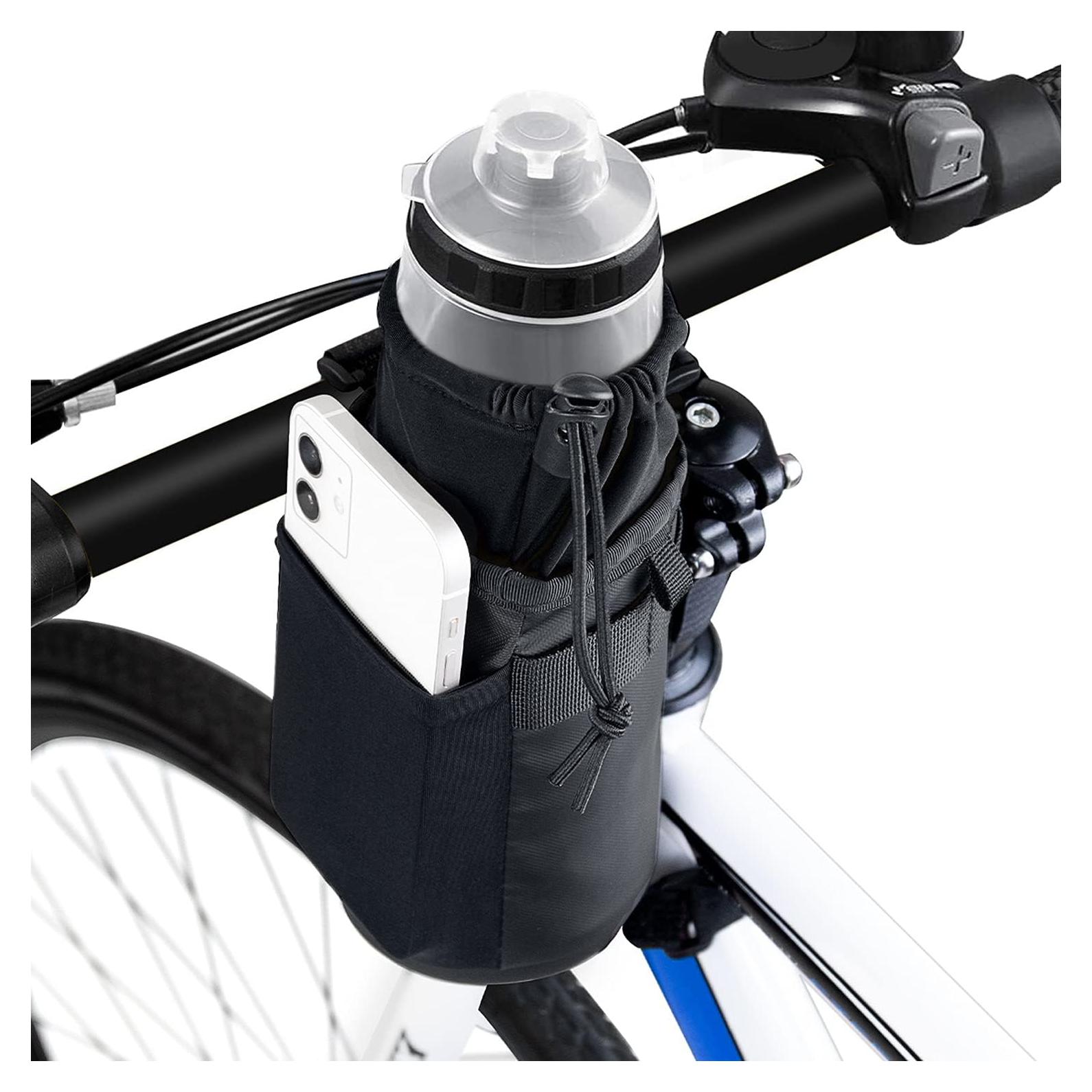 Soporte Aislado para Botella de Agua WOTOW con Correa - Negro