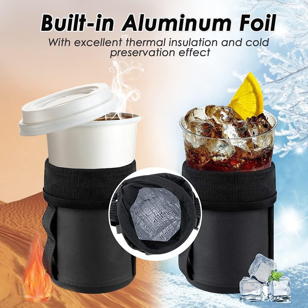 Soporte Aislado para Botella de Agua WOTOW con Correa - Negro