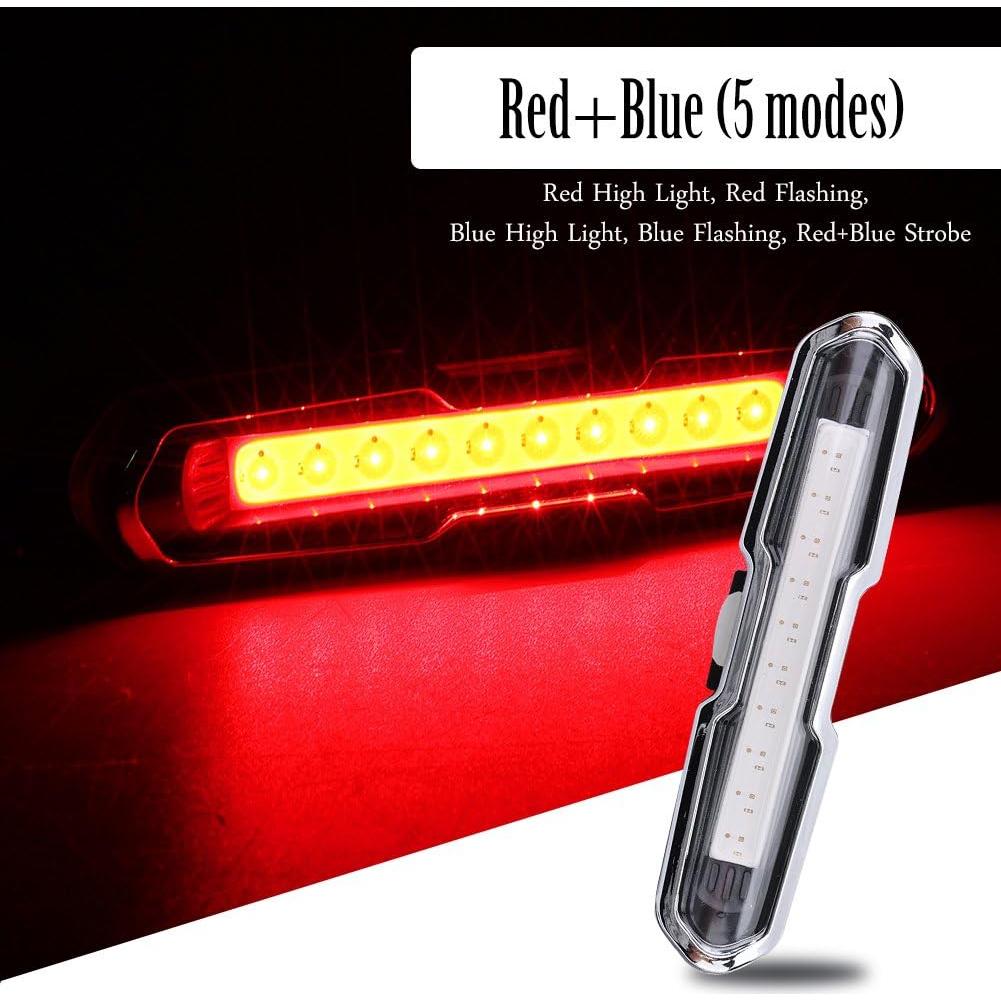 Luz Trasera Recargable USB Hapivida para Bicicleta - 5 Modos